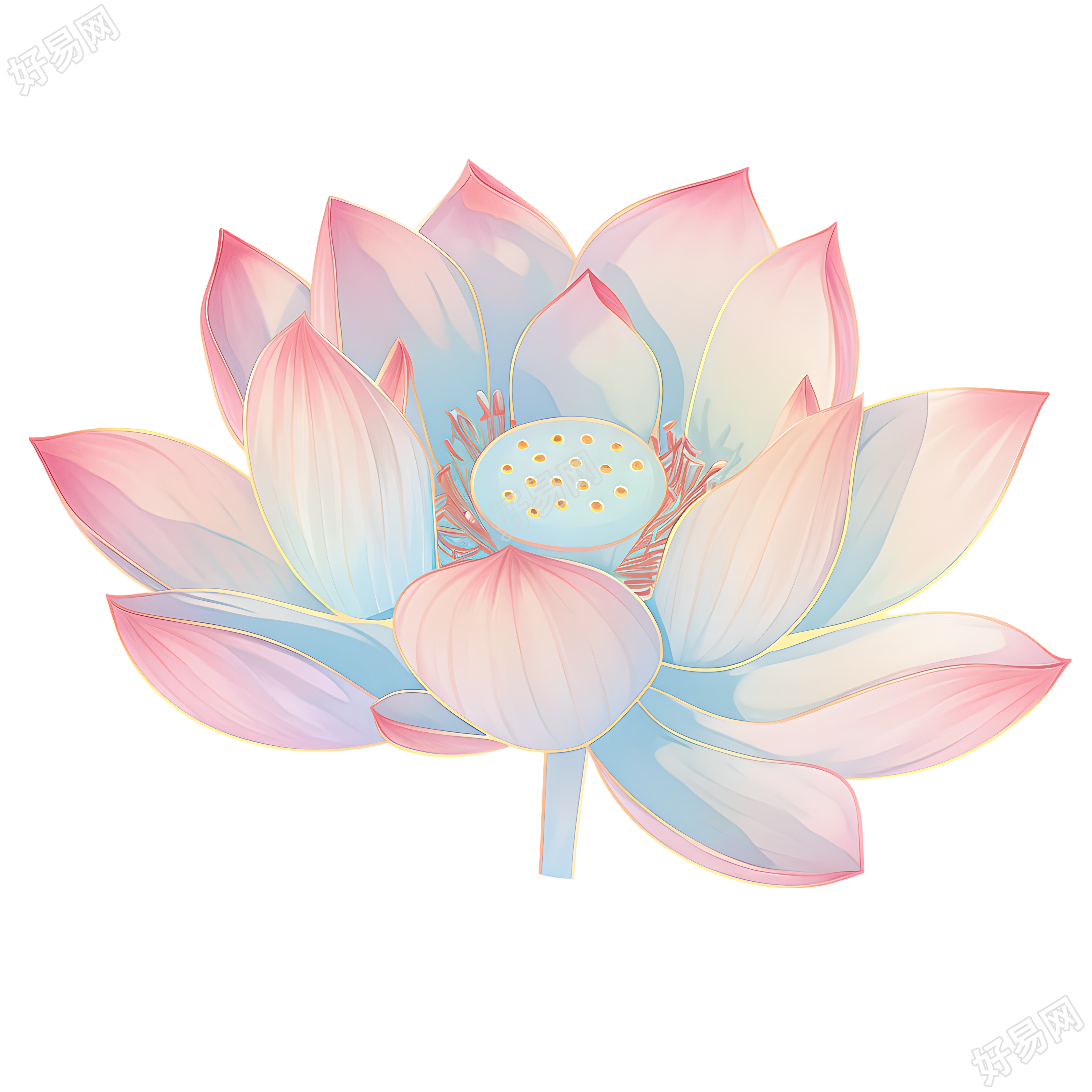荷花夏天PNG素材