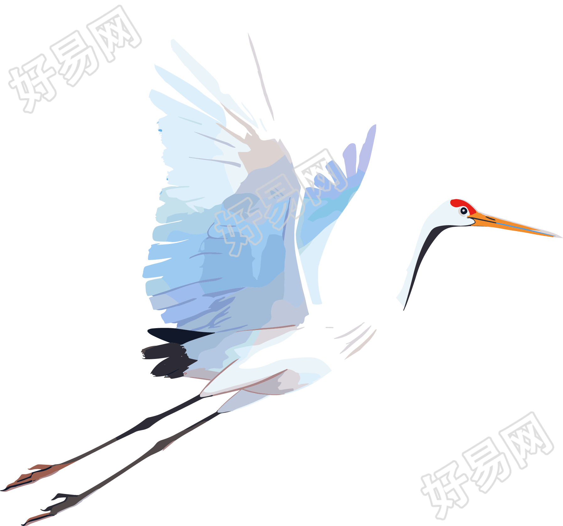 仙鹤图形素材