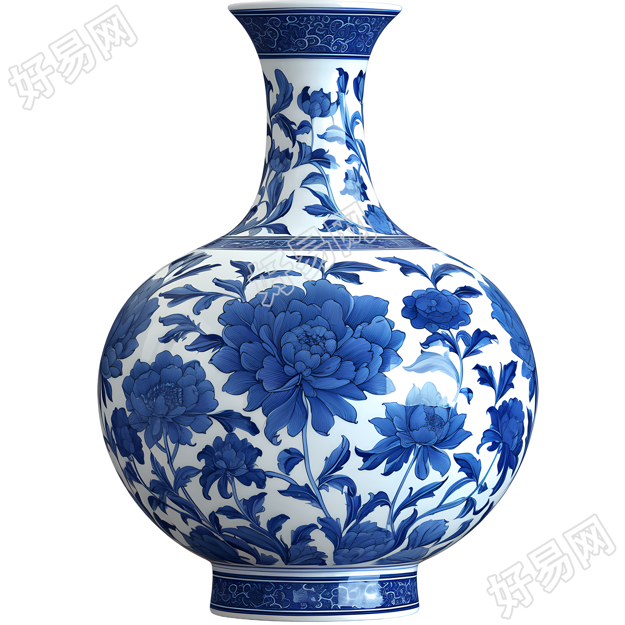陶瓷花瓶图形素材