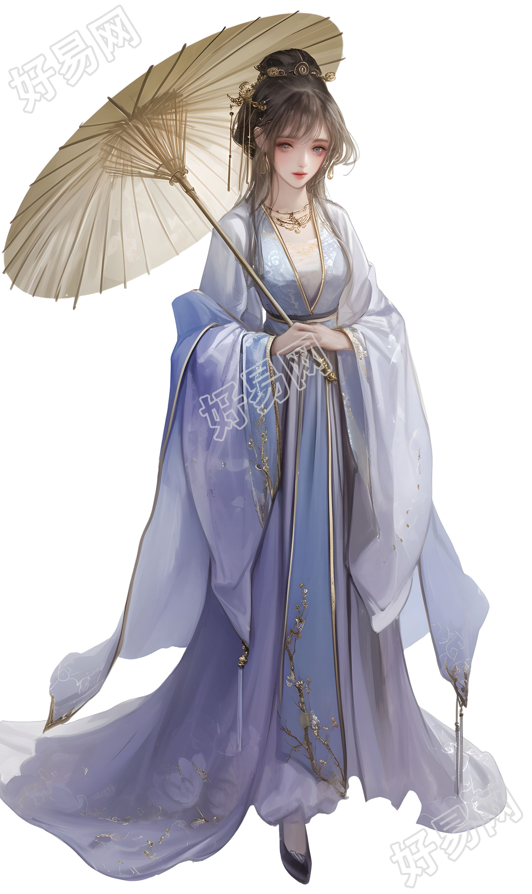 古装美女插图