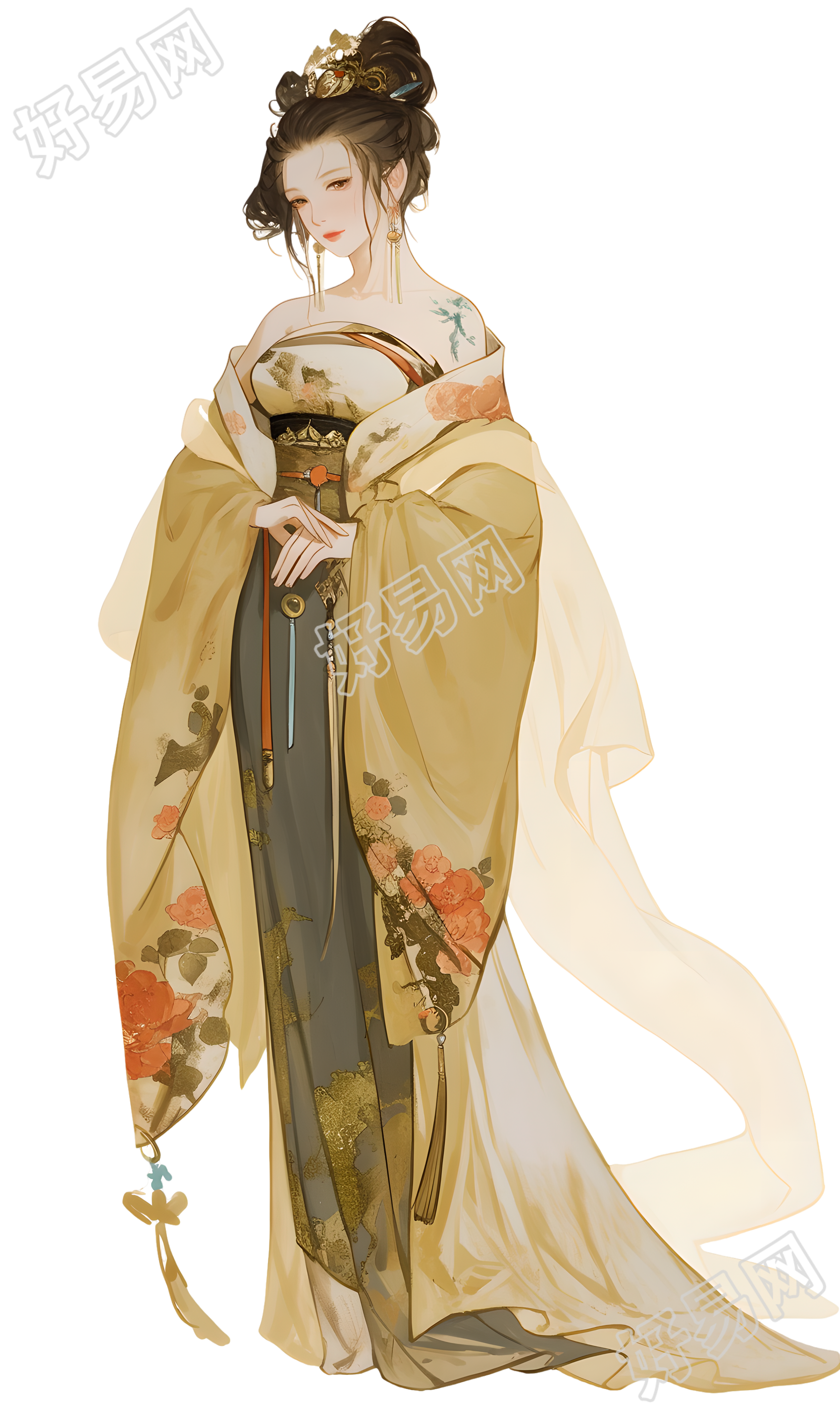 古装美女唯美插图