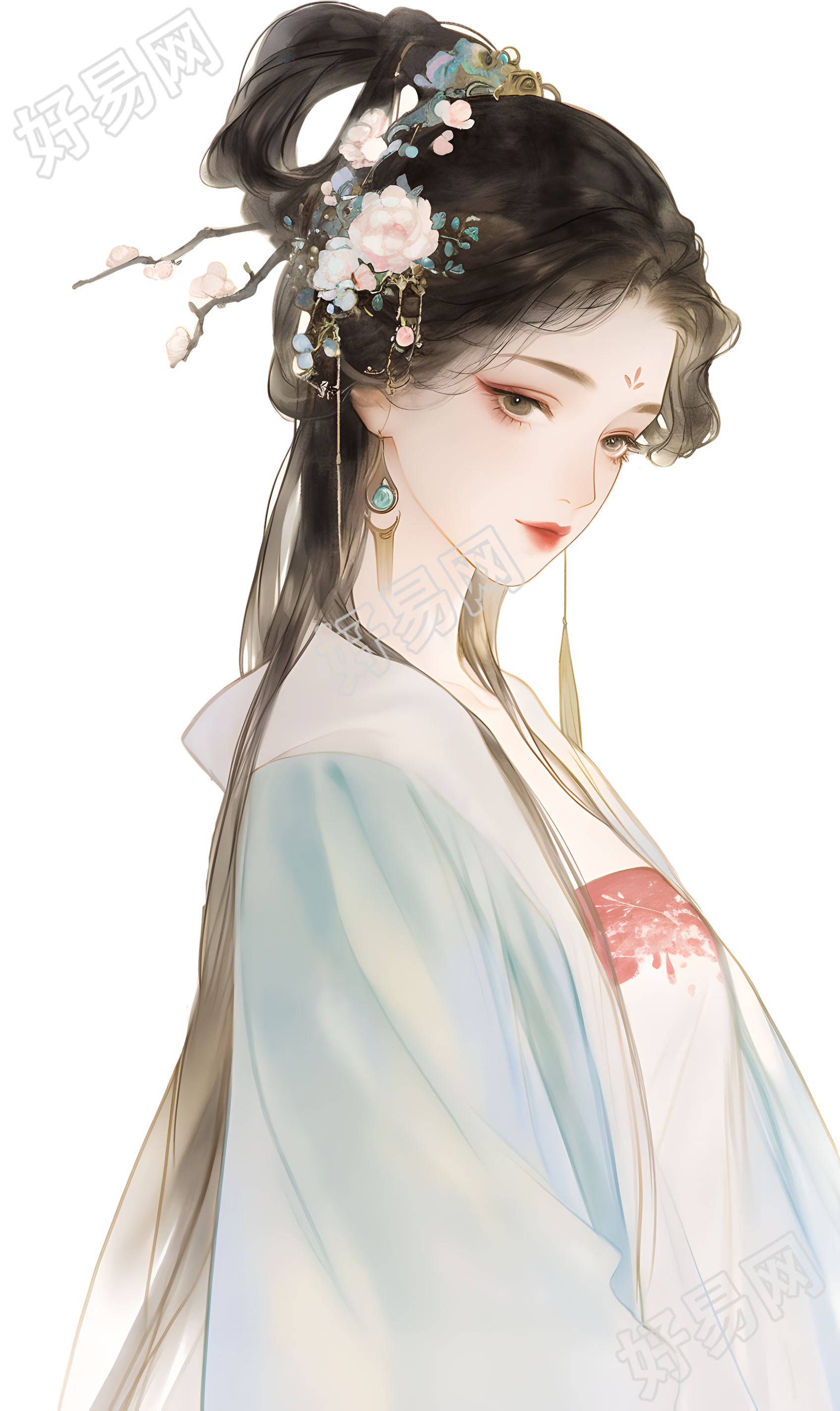 古装美女商用图形素材