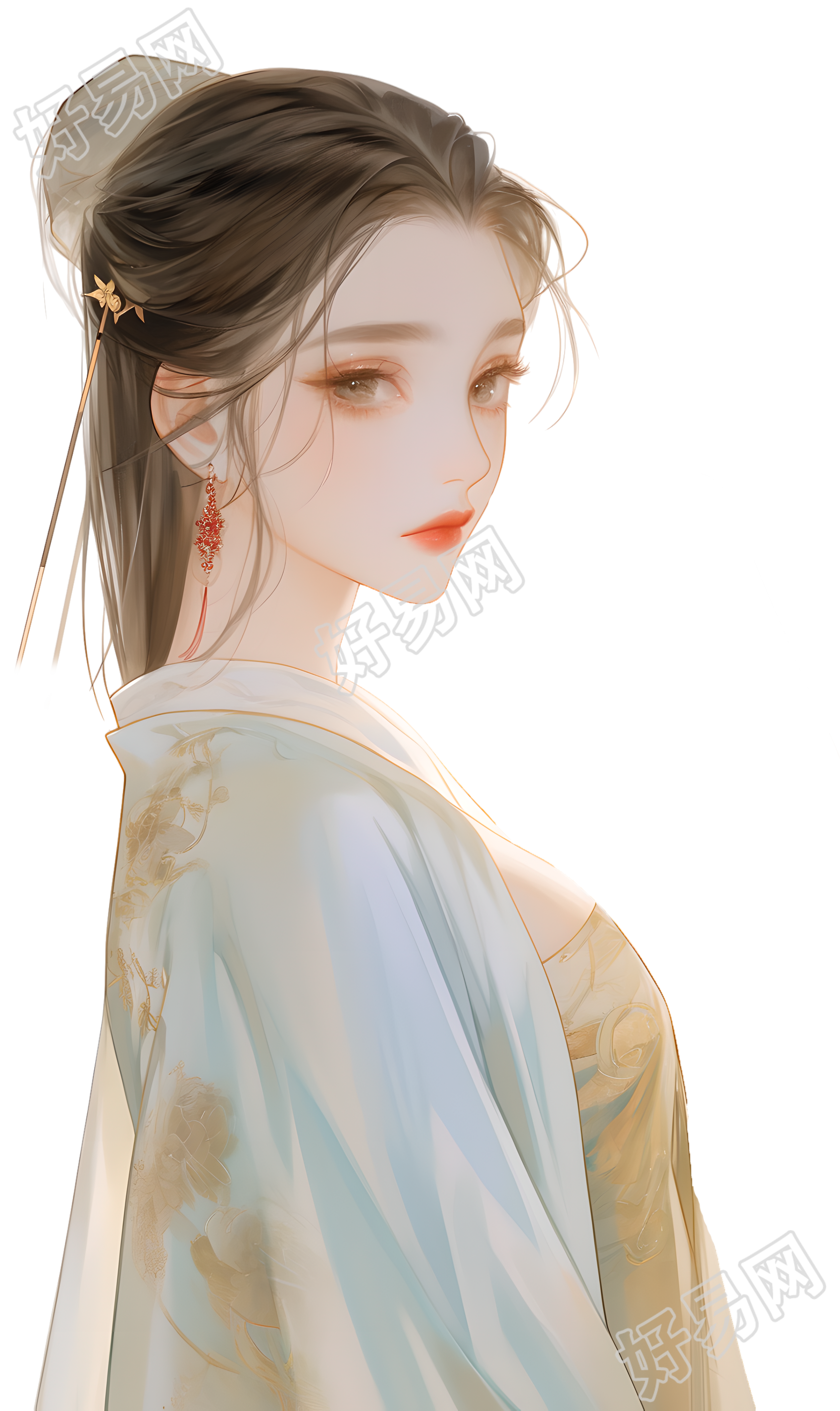 古装美女高清图形素材