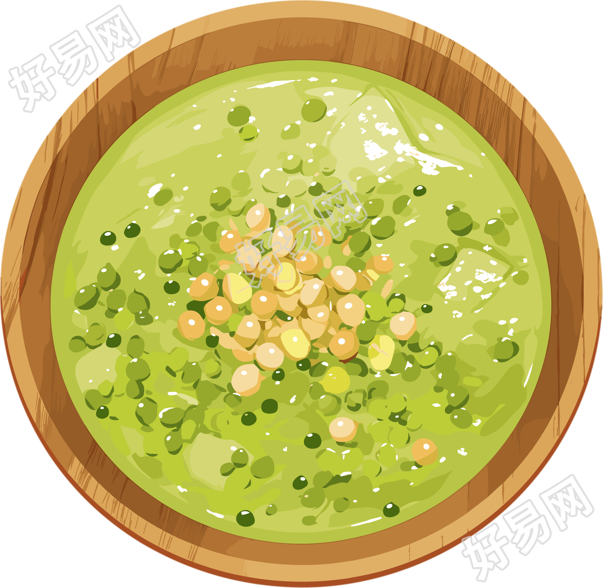 绿豆汤图形素材