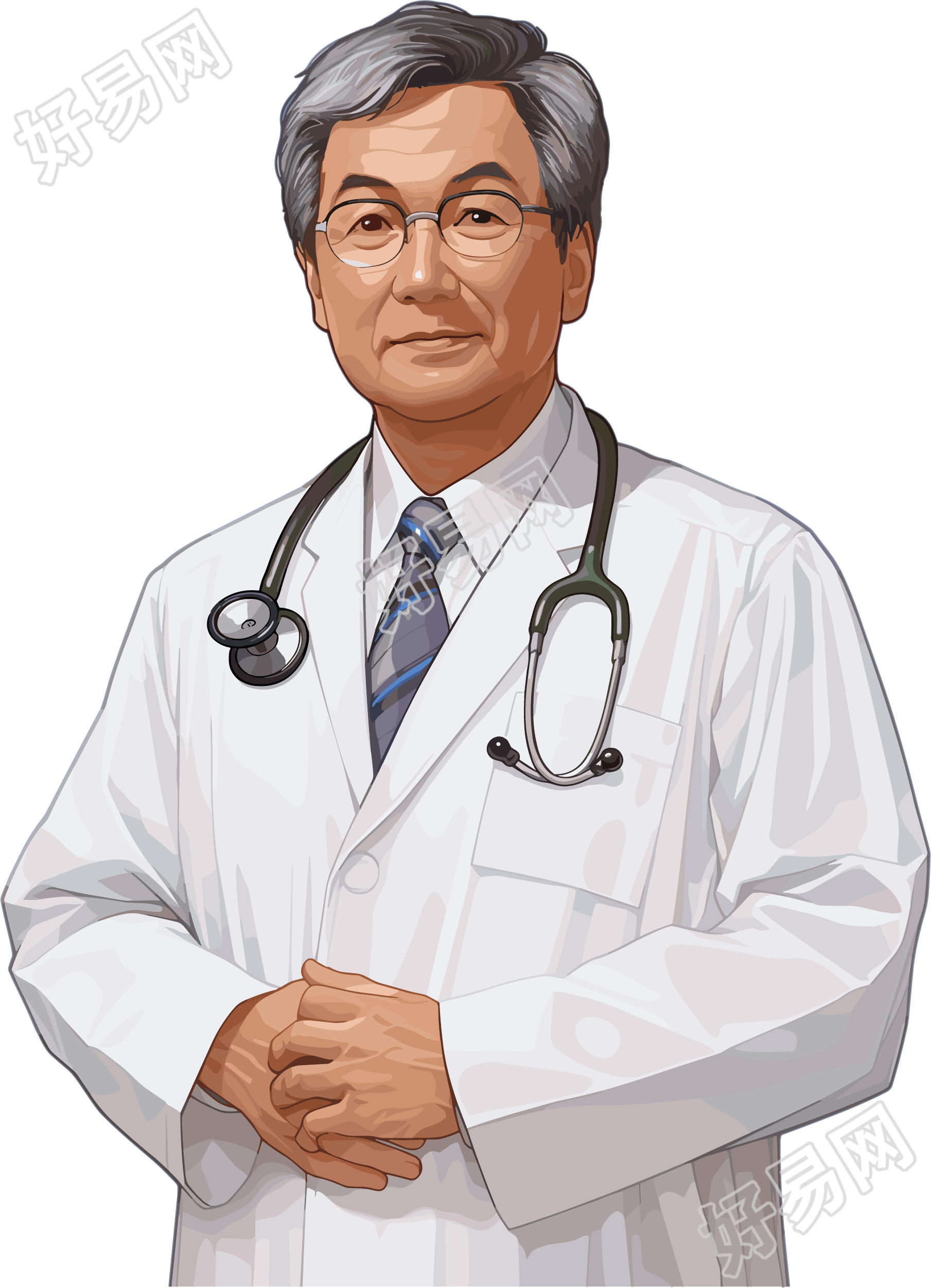 医疗专家插画
