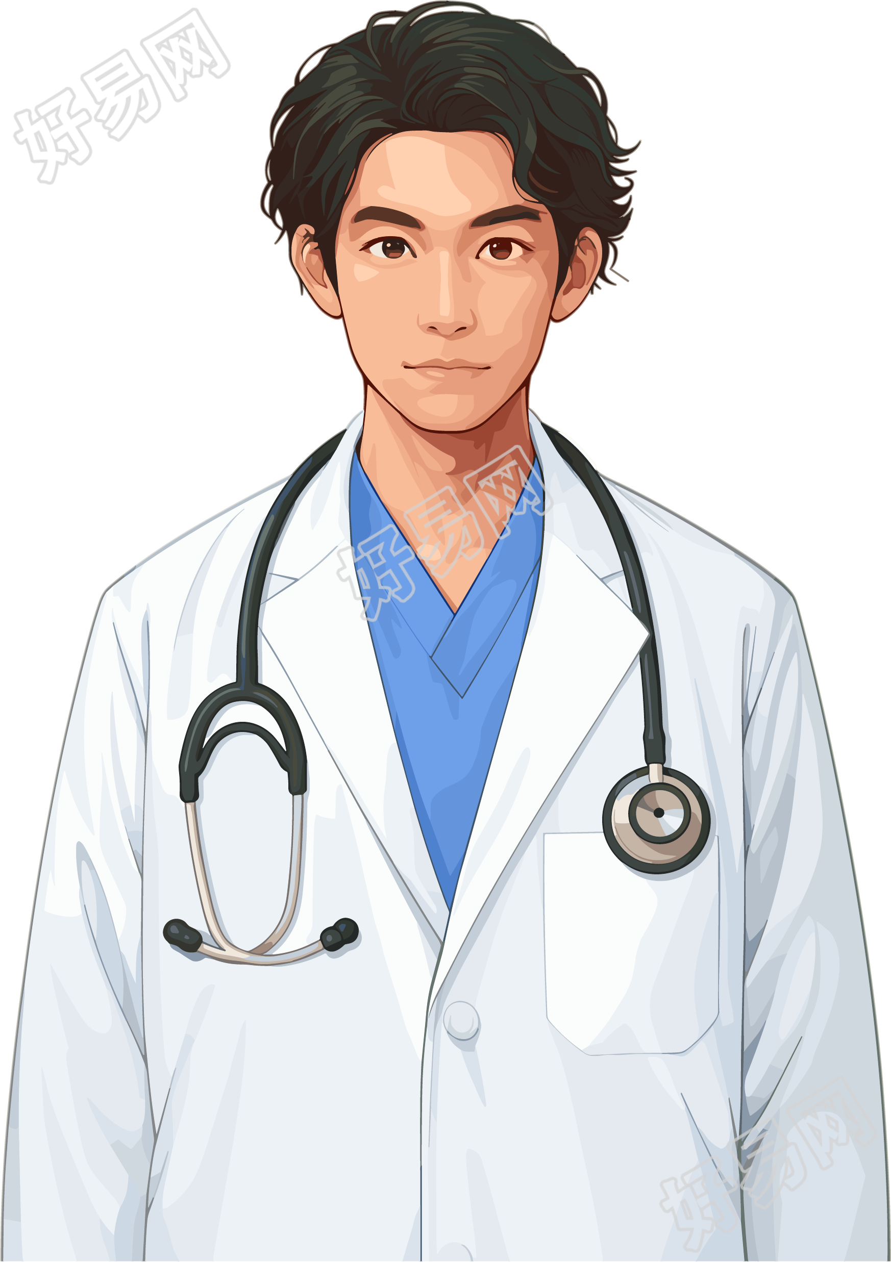 医疗专家插图