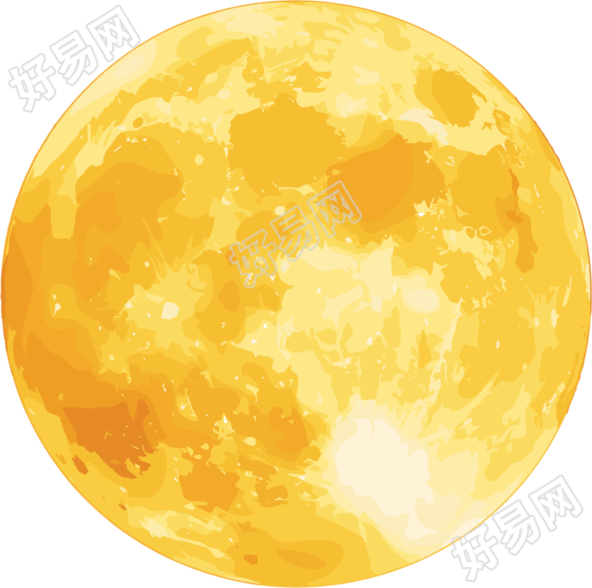 月球商用插画