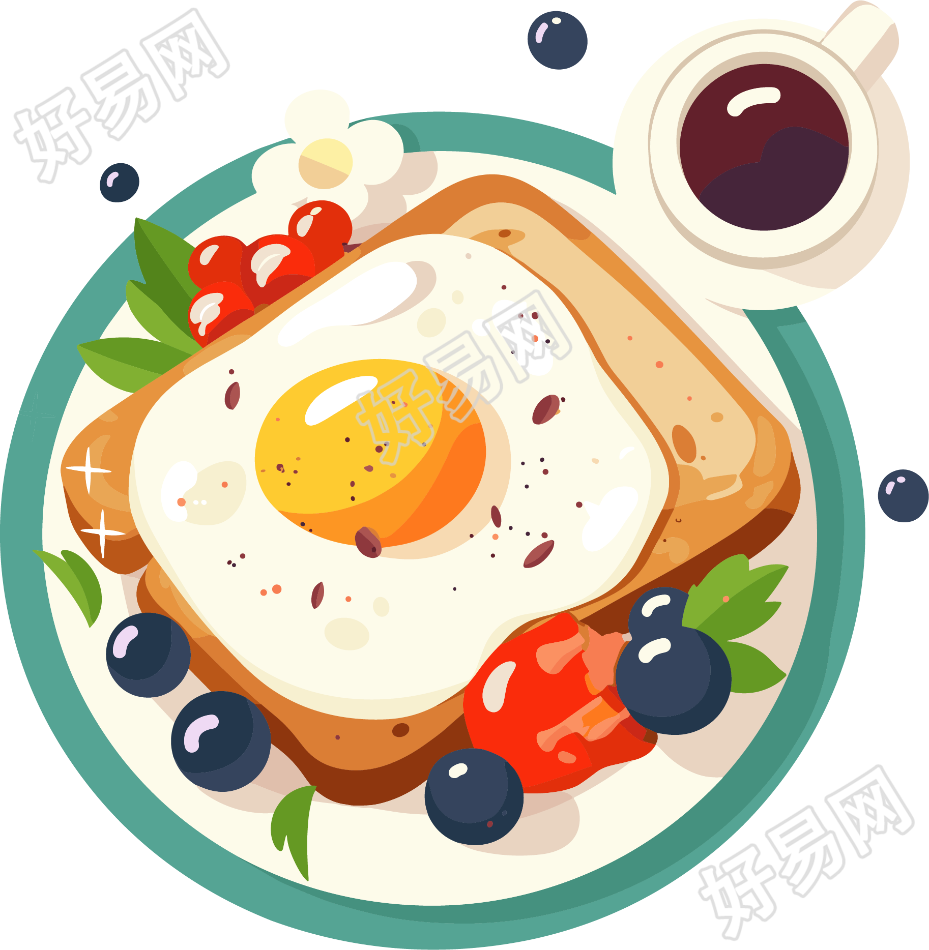 幼儿园食谱煎蛋插图