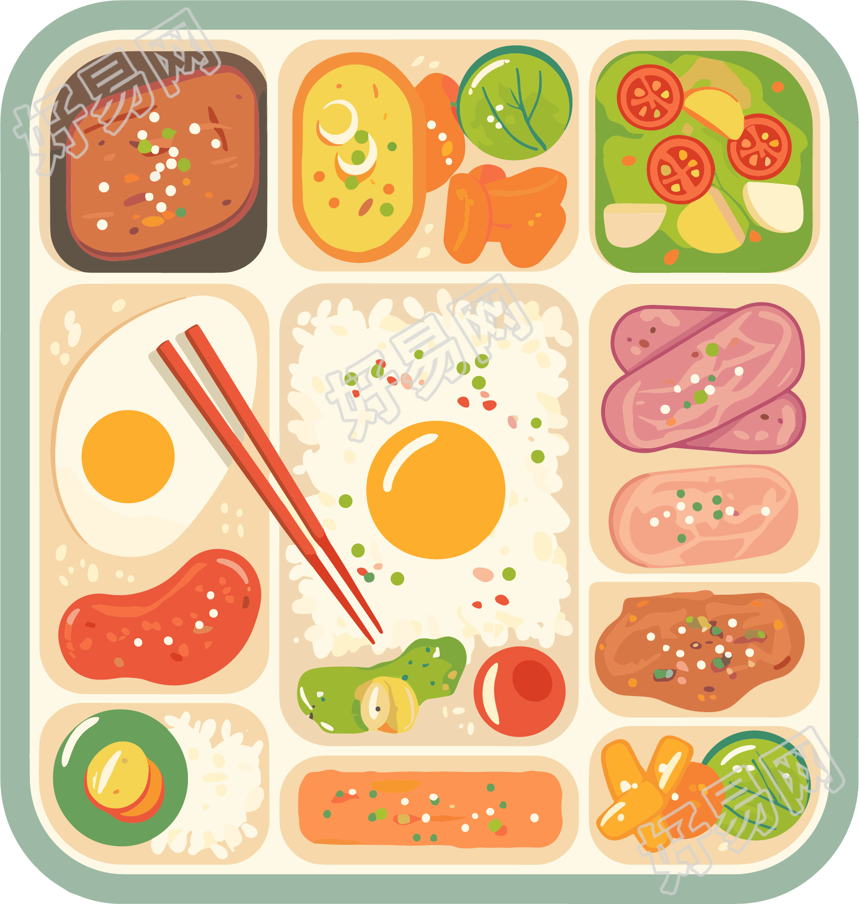 幼儿园食谱创意素材