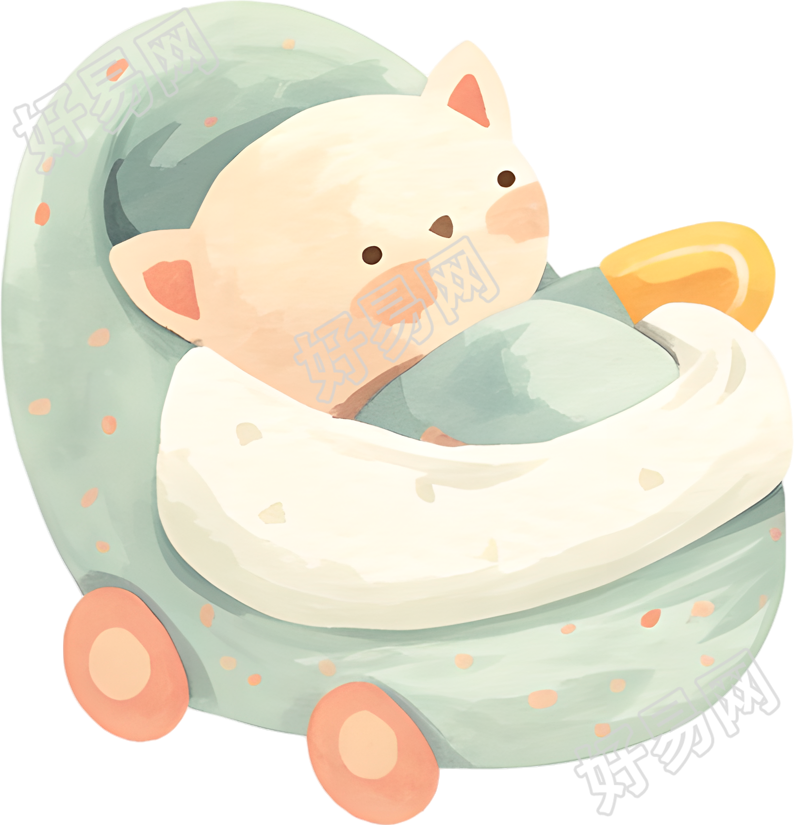 婴儿玩具插图