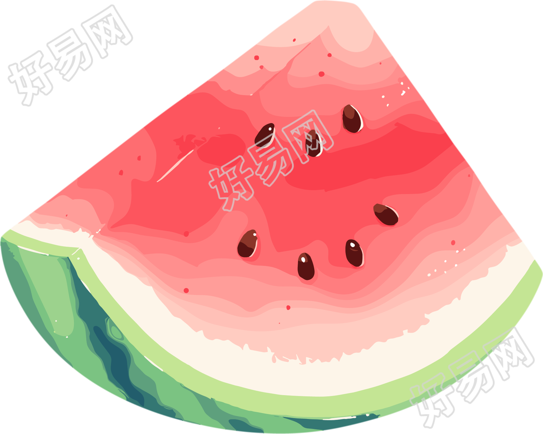 夏天西瓜元素