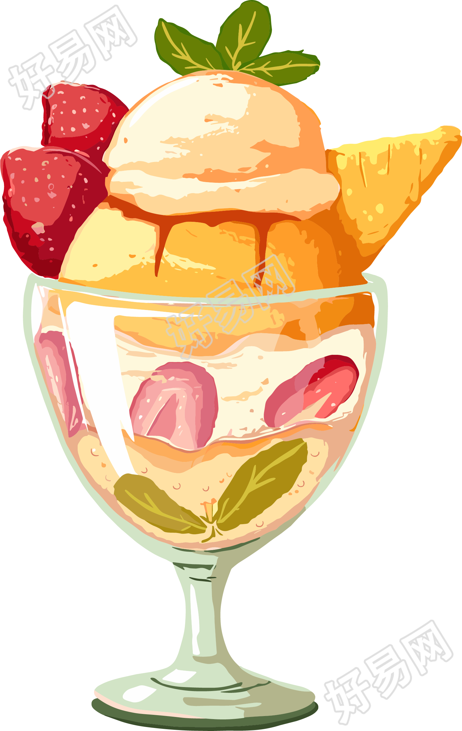水果冰淇淋插图