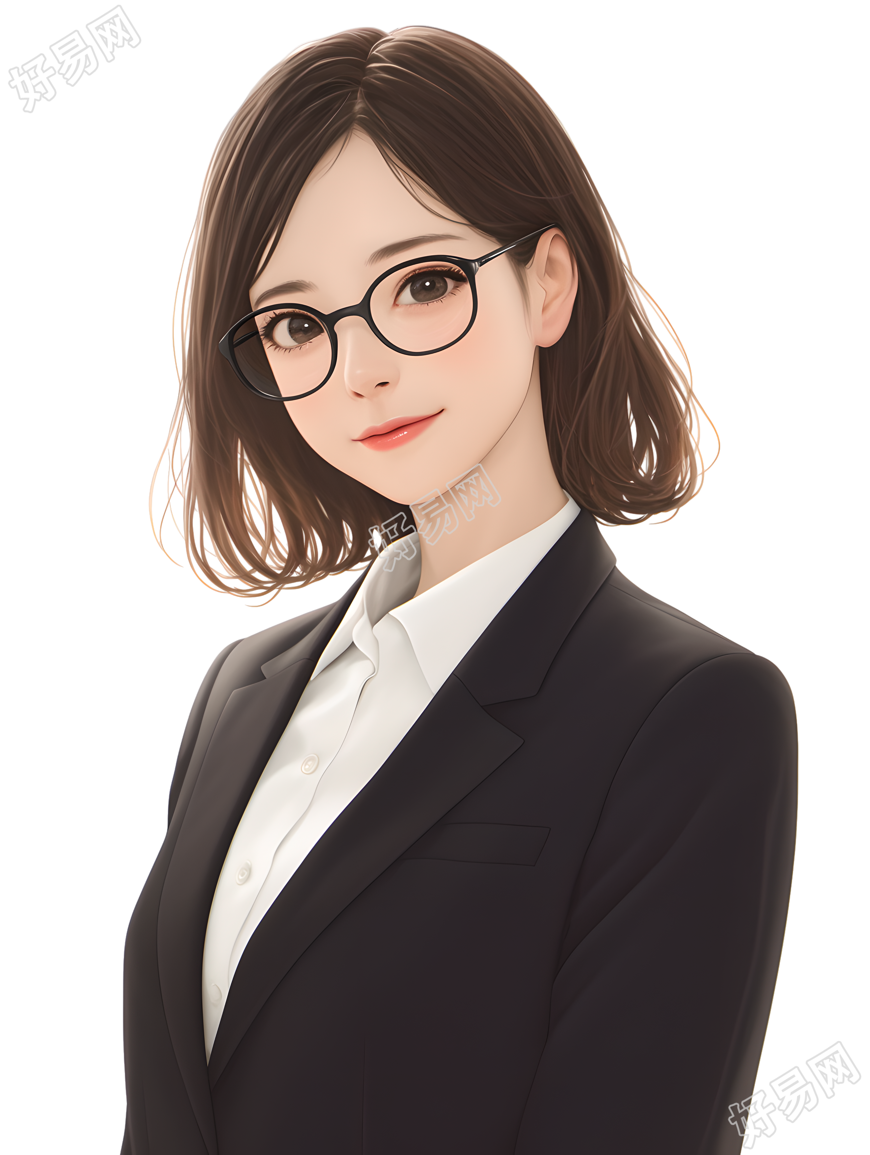公务员创意插图