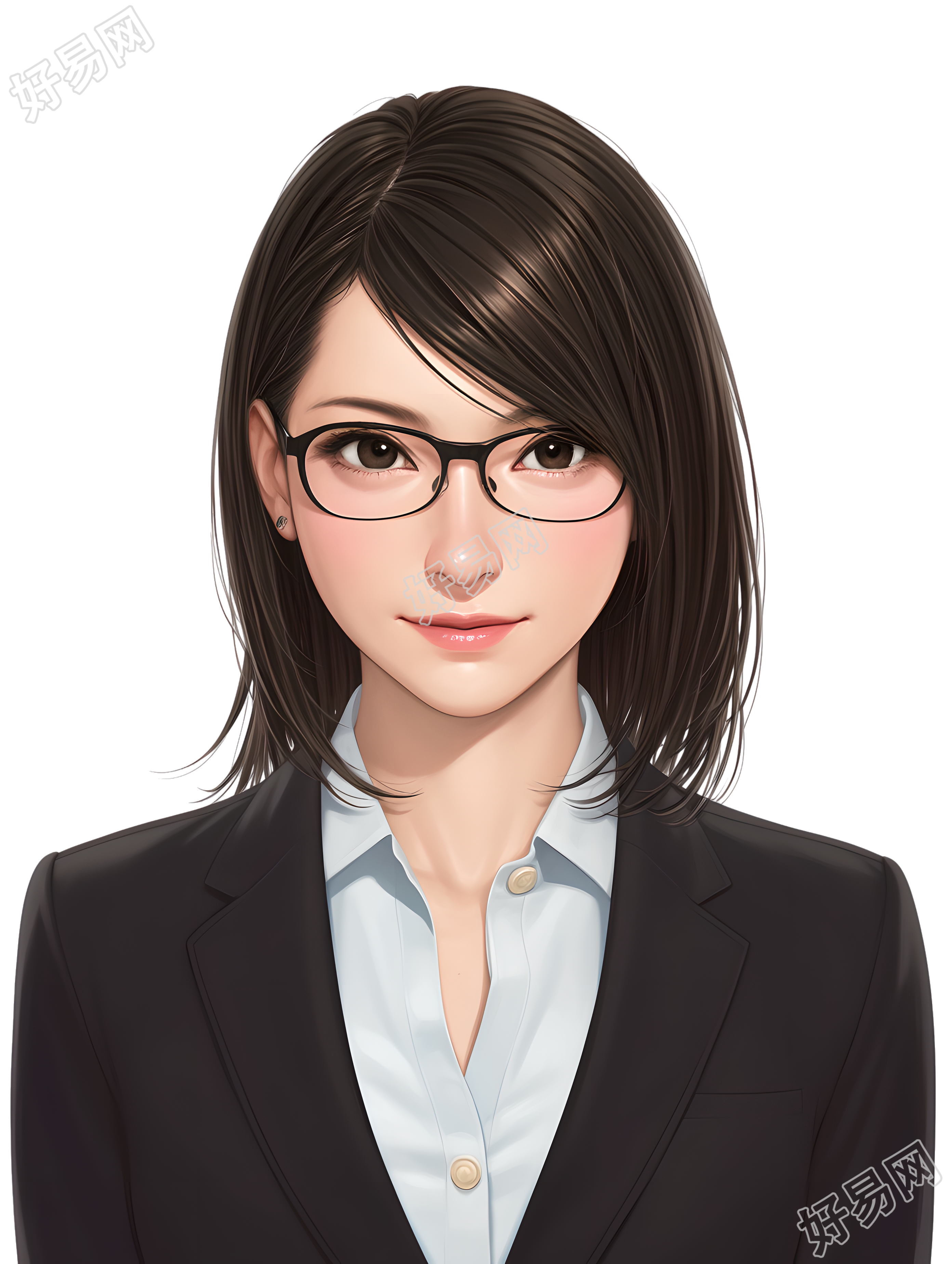 公务员创意设计元素