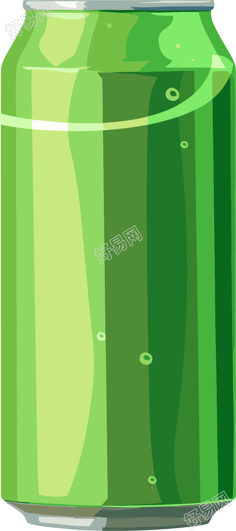 啤酒平面插图