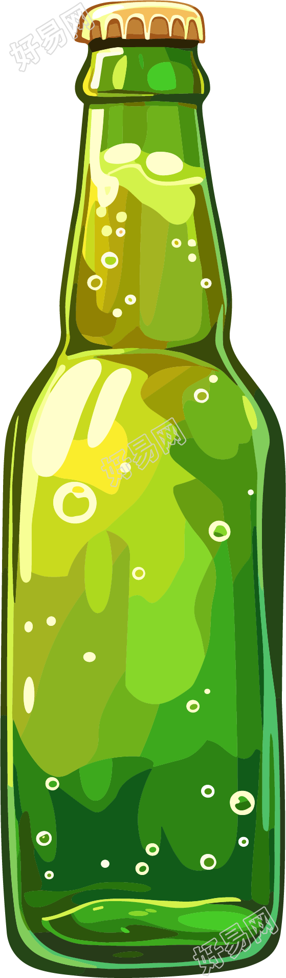 啤酒创意设计插图