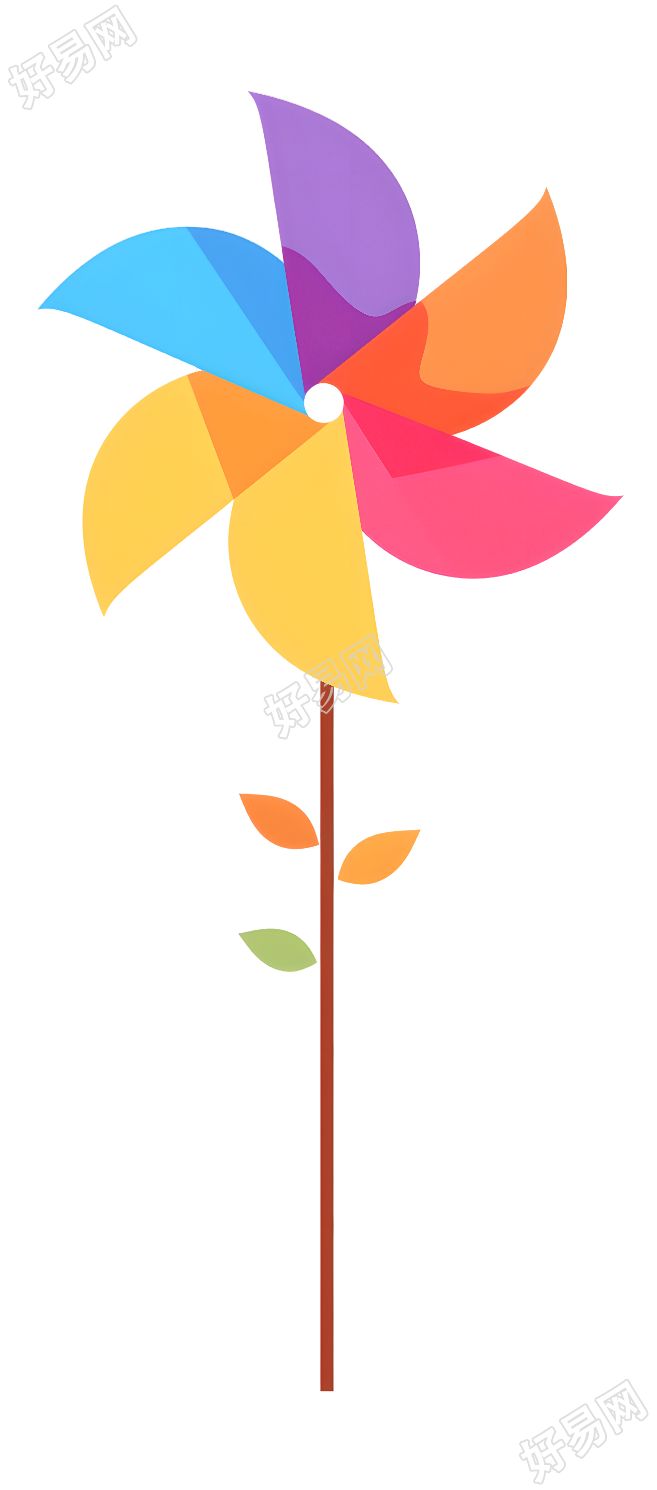 纸风车插画设计素材