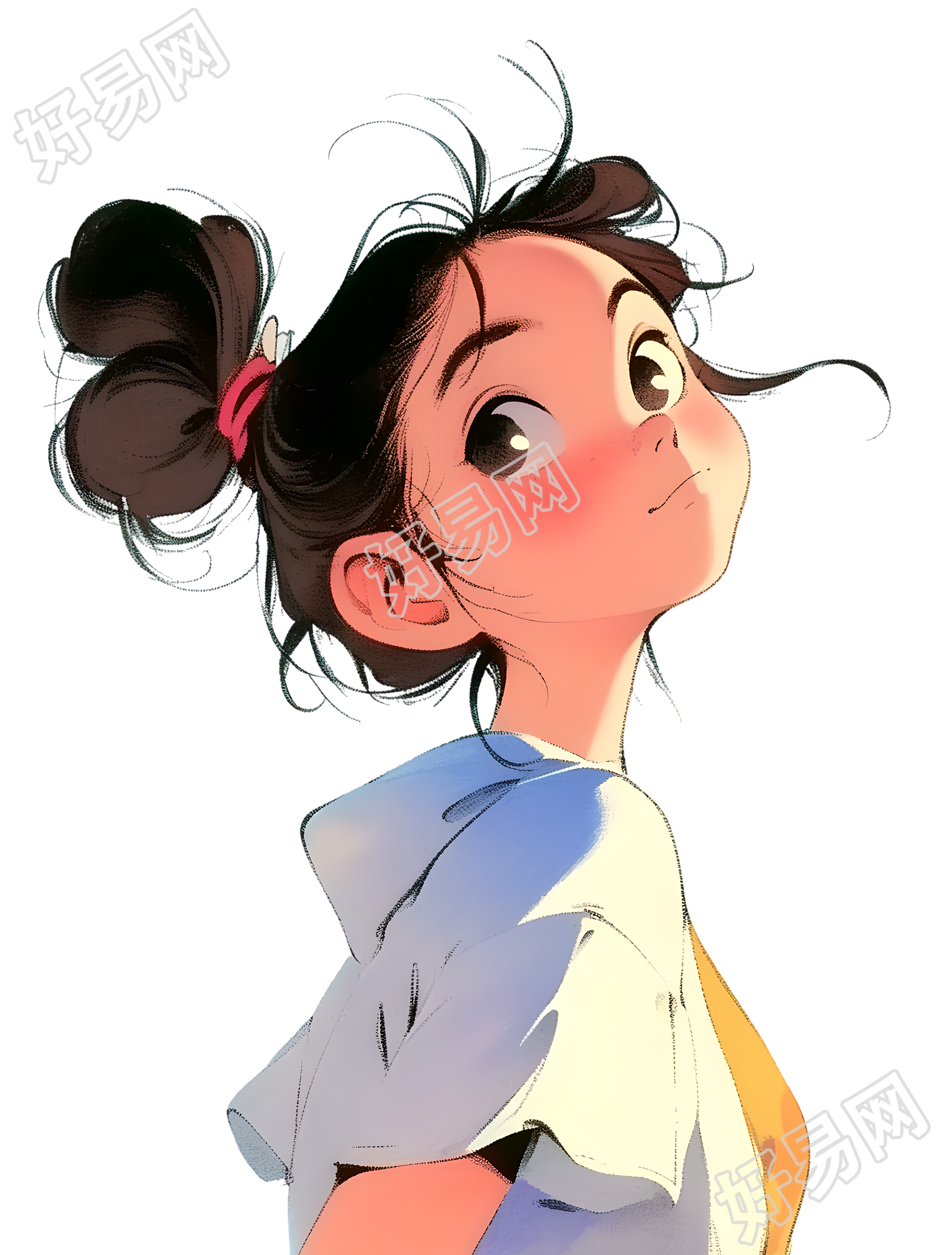 可爱小女孩素材