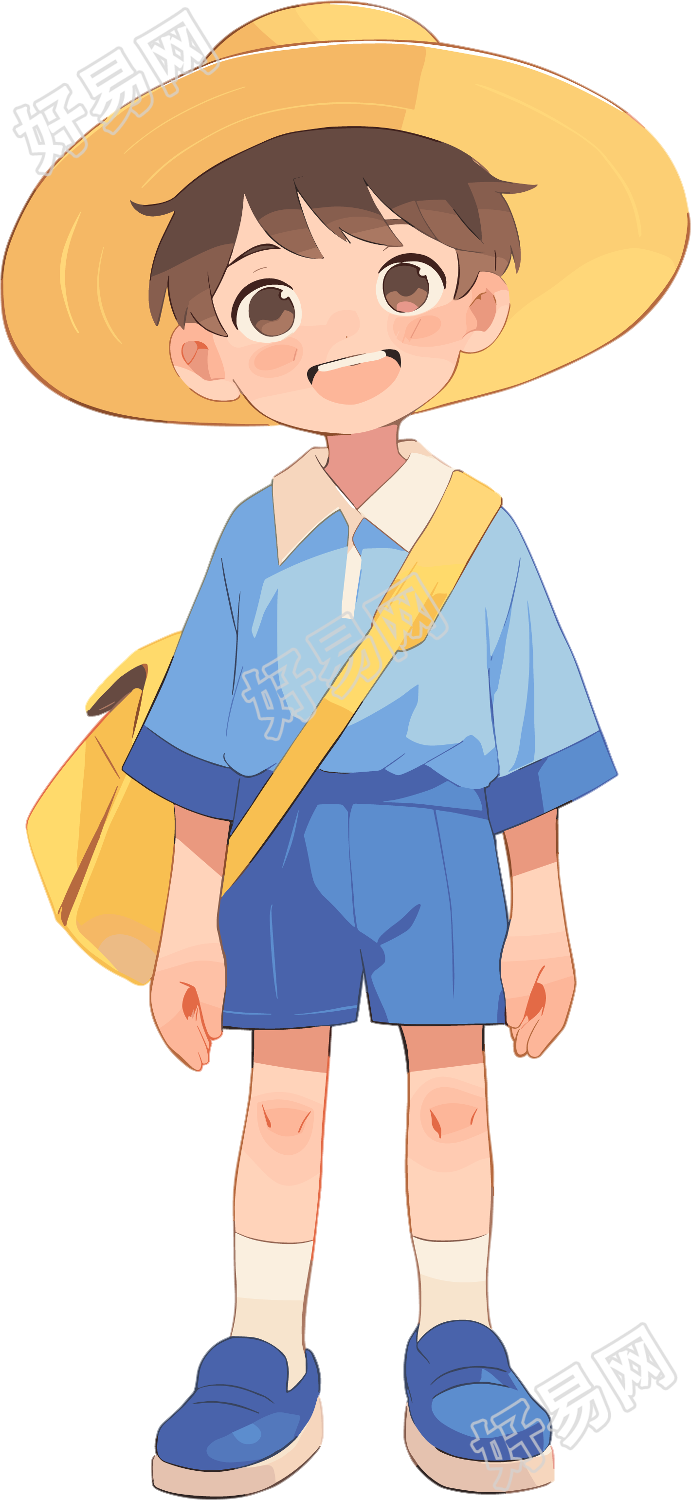 小学生旅游插图