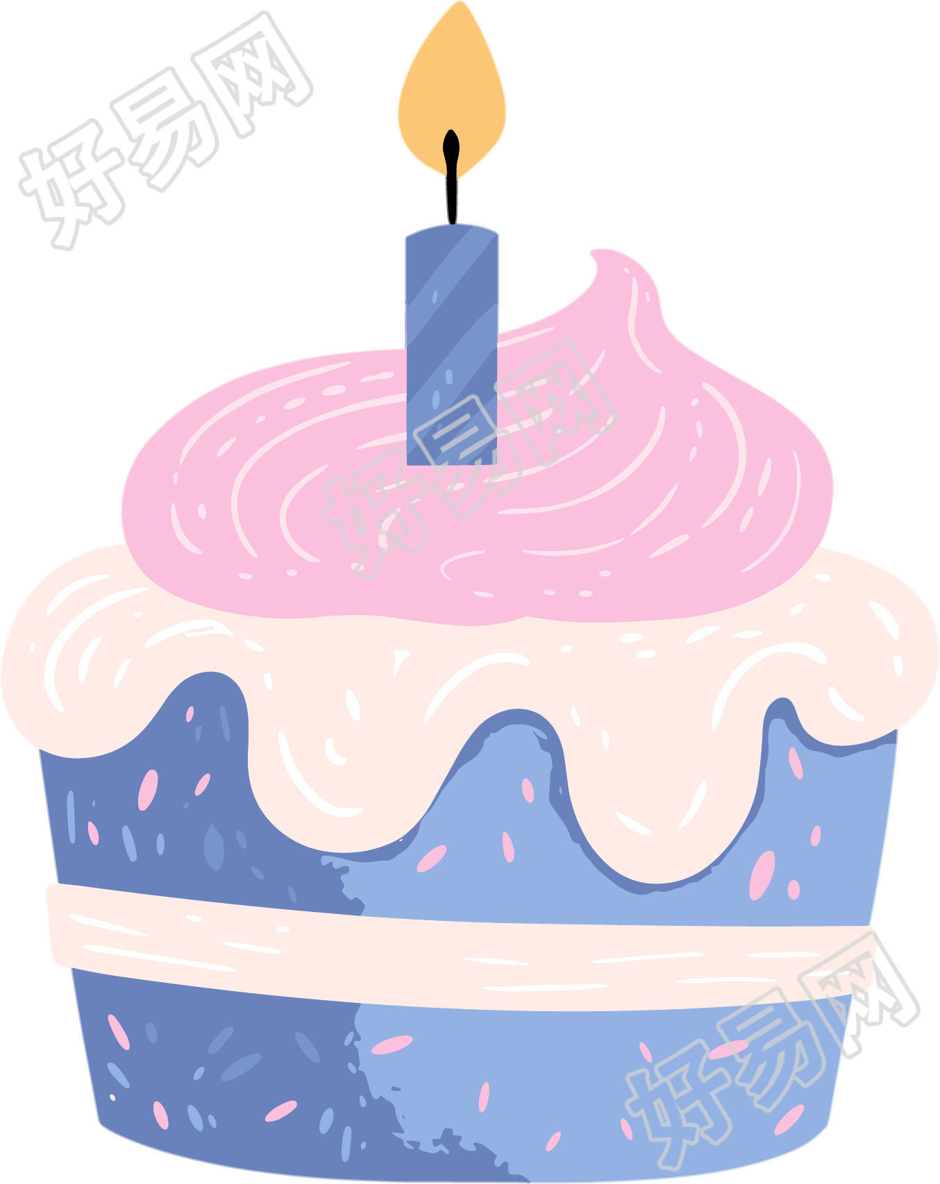 生日蛋糕卡通元素