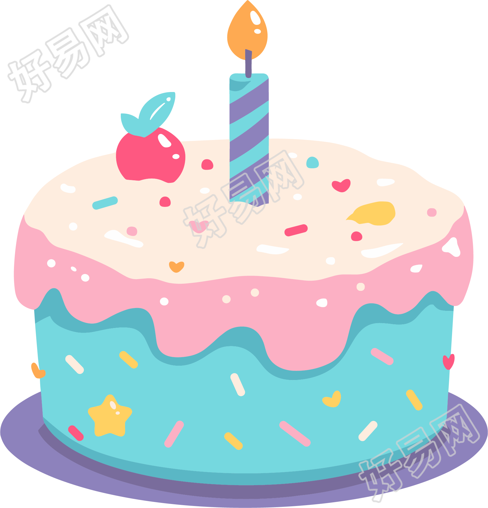生日蛋糕生日派对素材