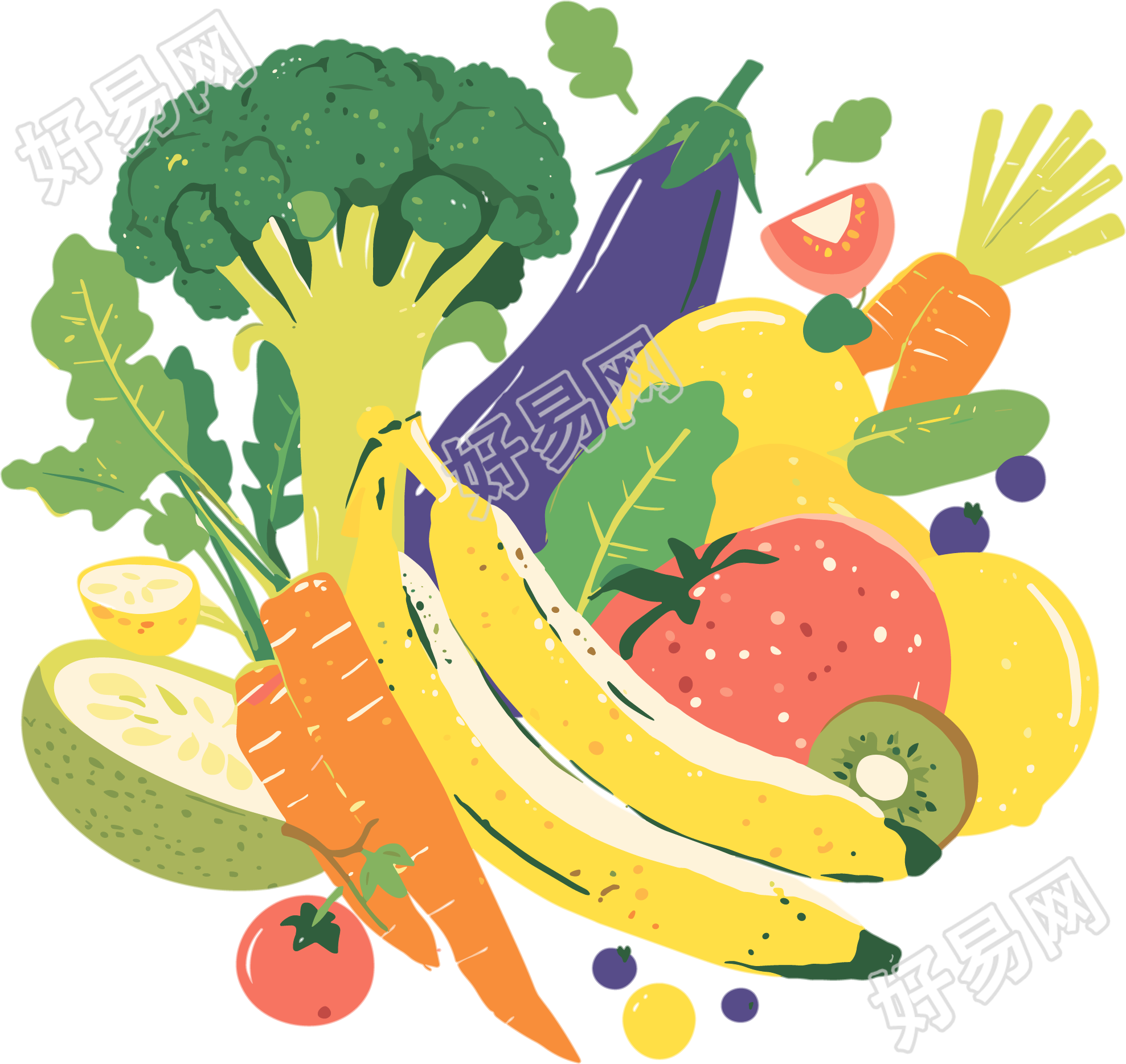 食品安全新鲜蔬菜插图