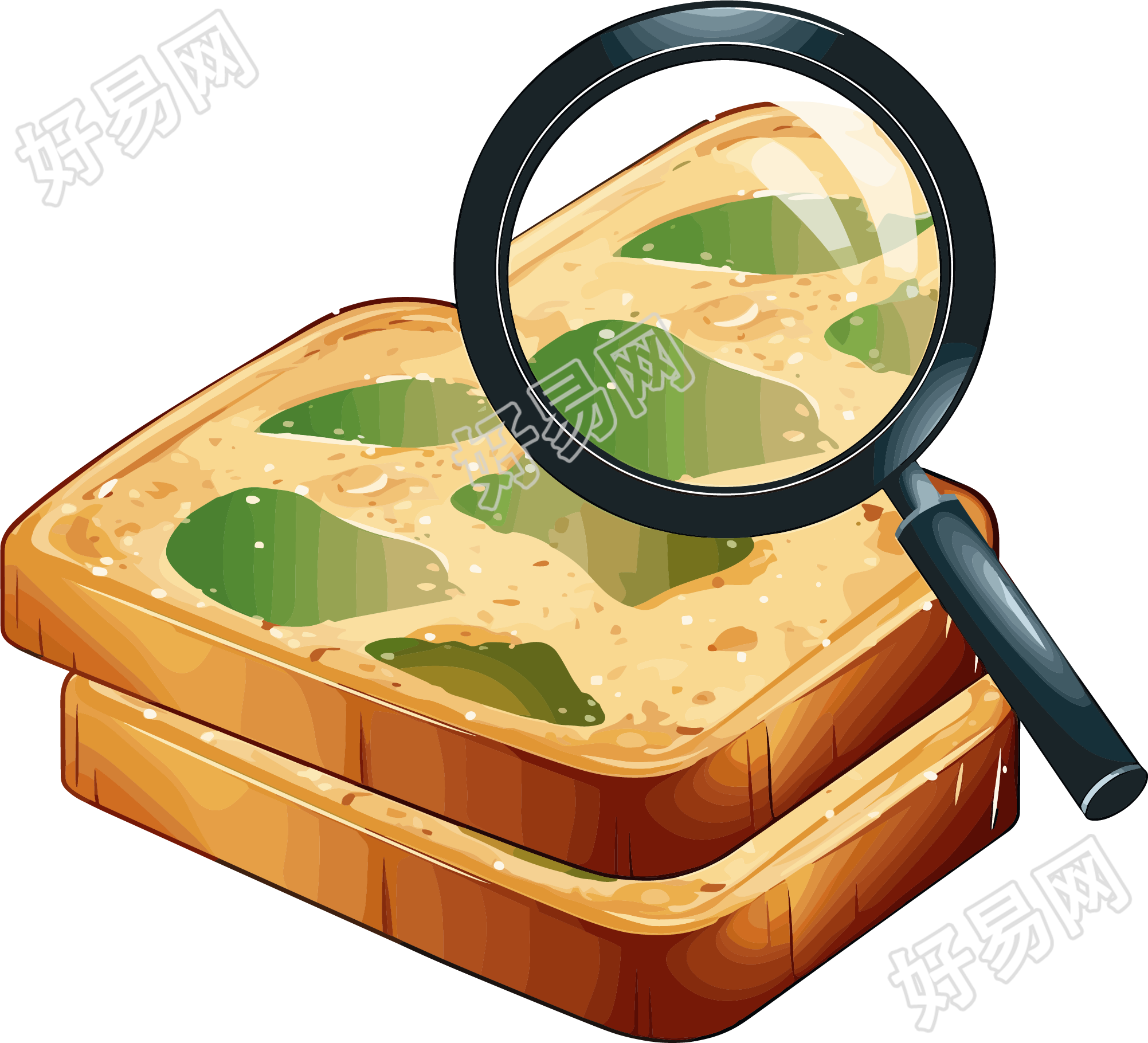 发霉面包插图