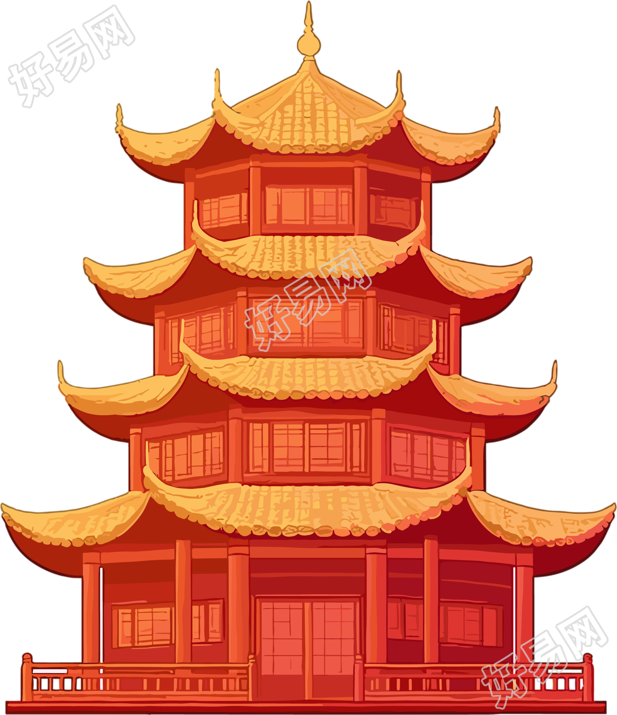 古风建筑素材