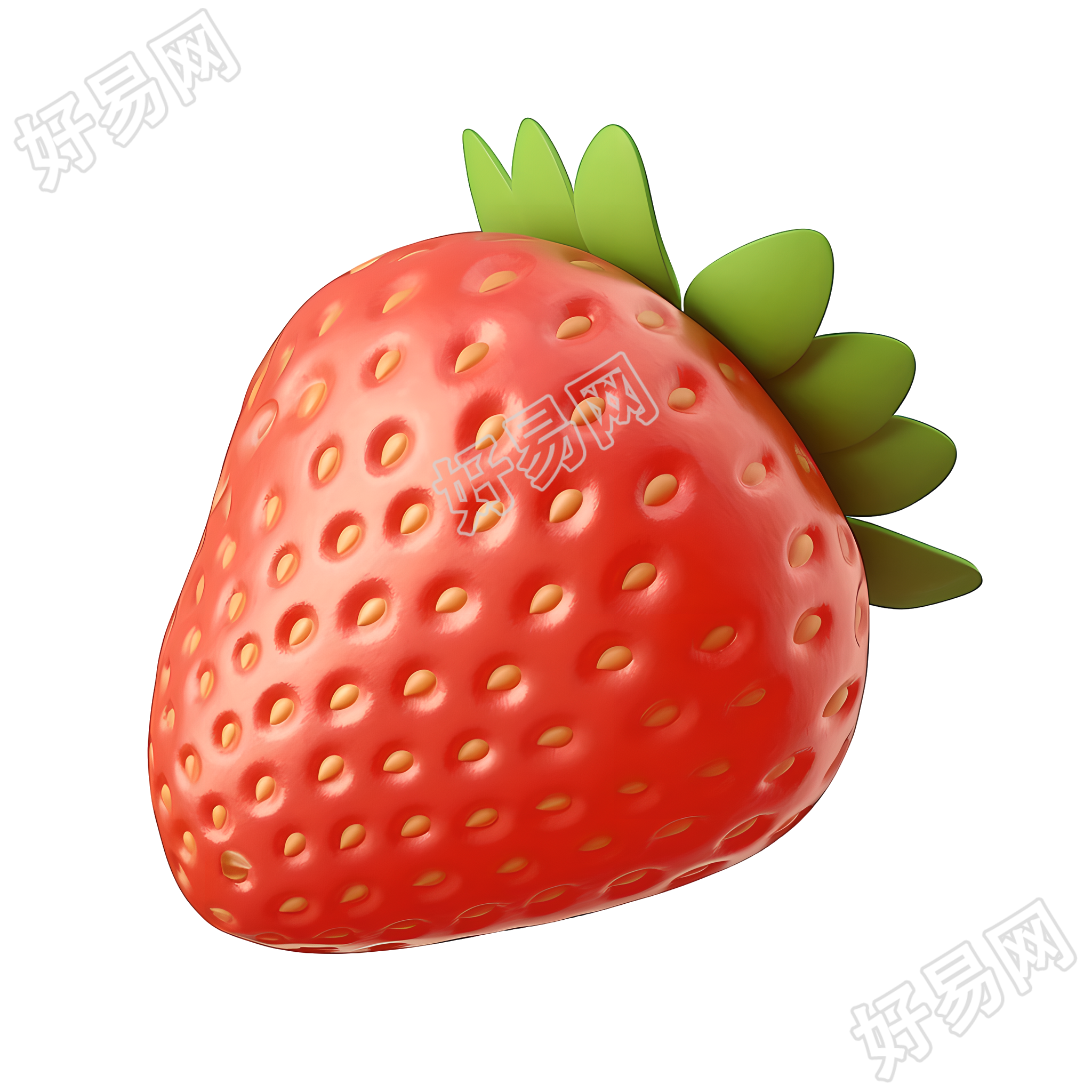 3D草莓高清图形素材