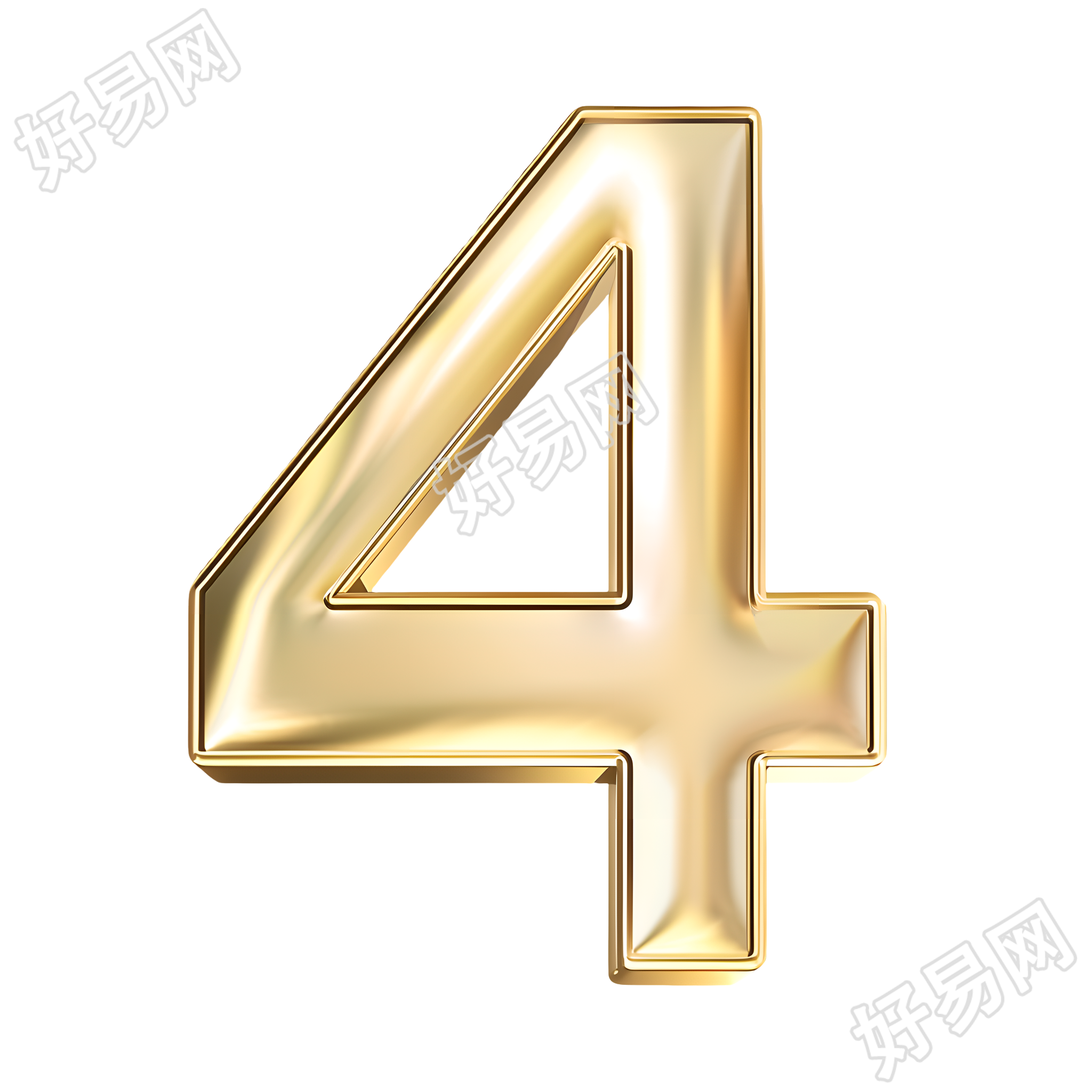 数字4金属风元素