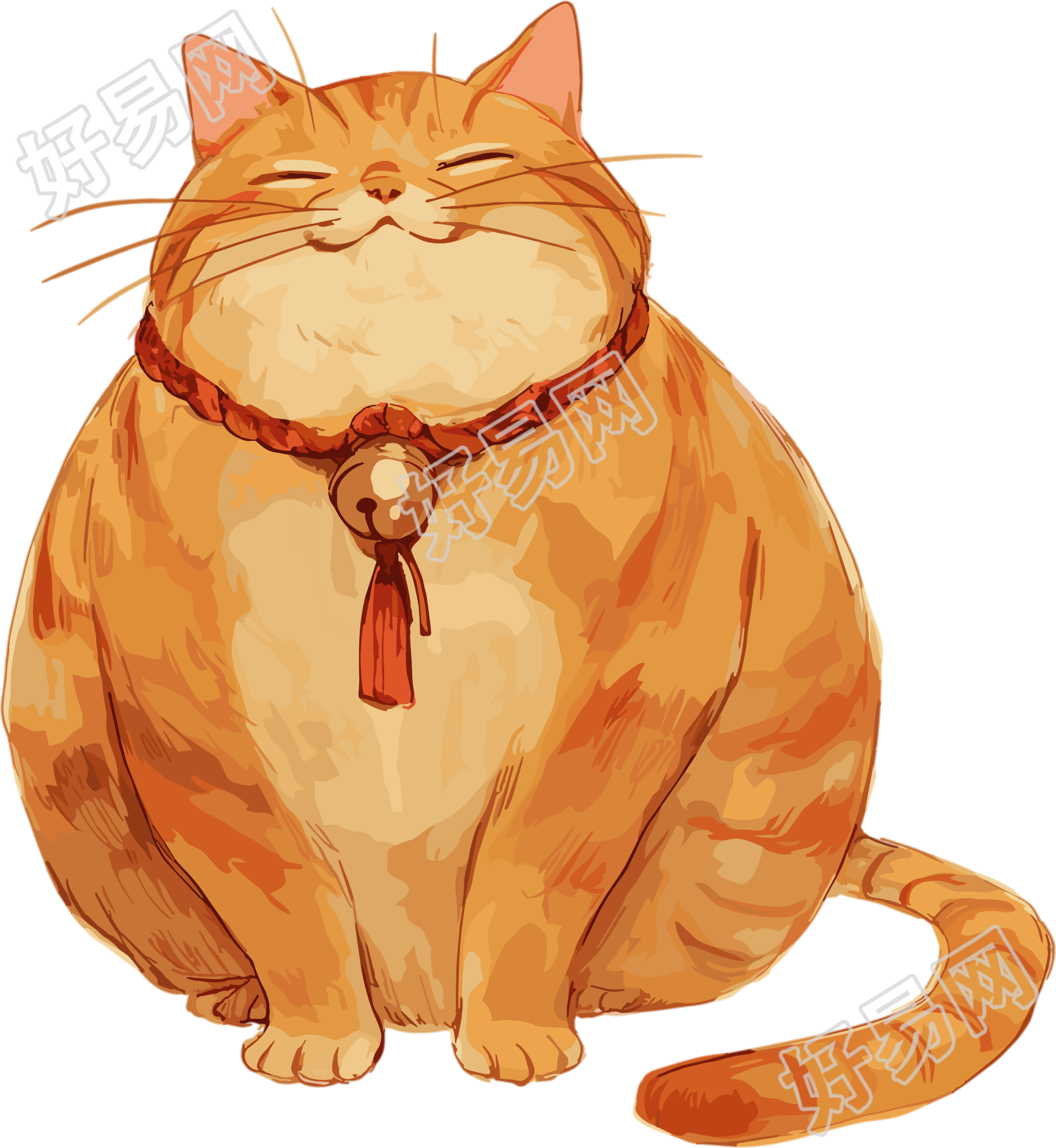 日系猫咪PNG图形素材
