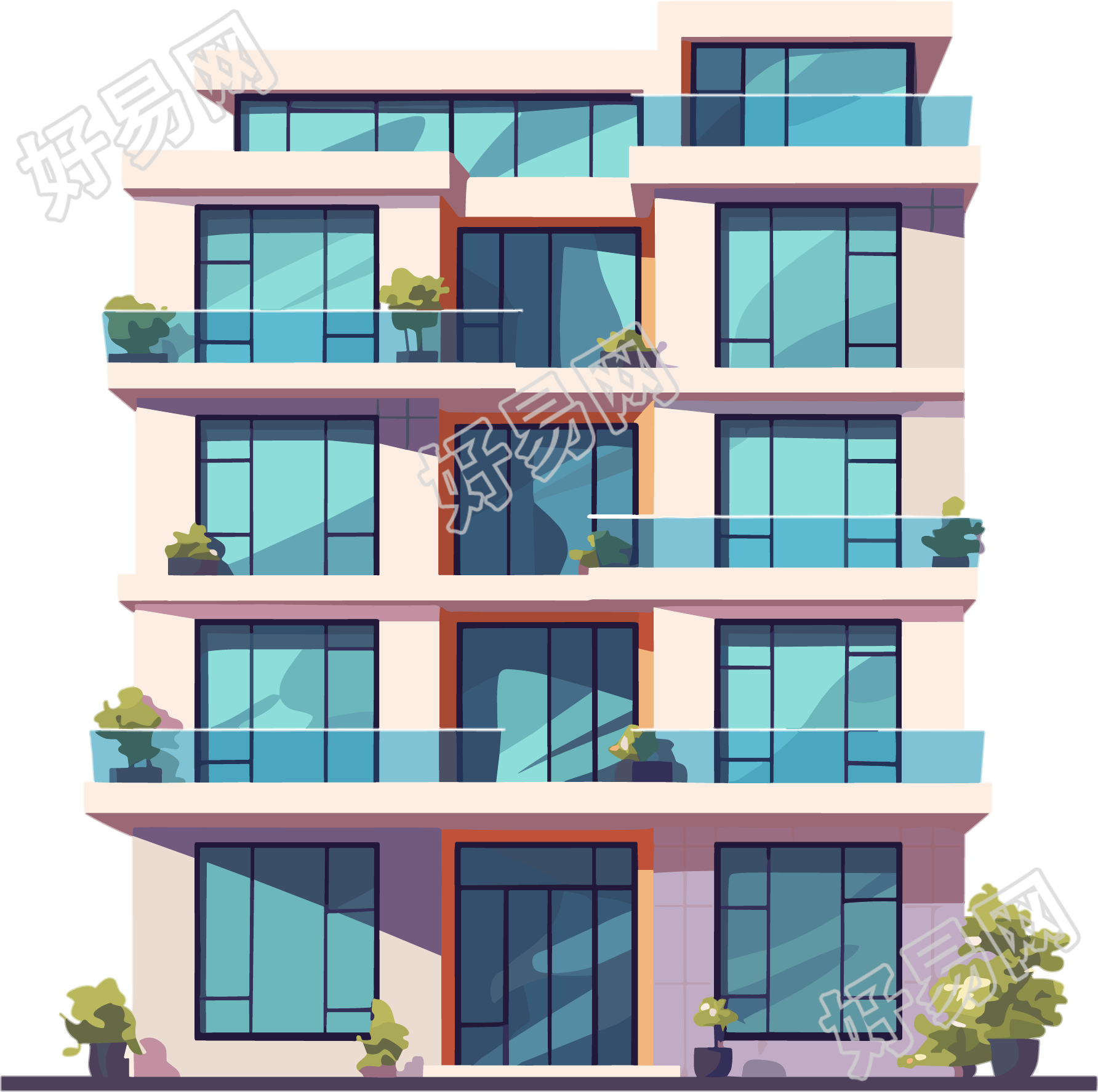 建筑可商用元素
