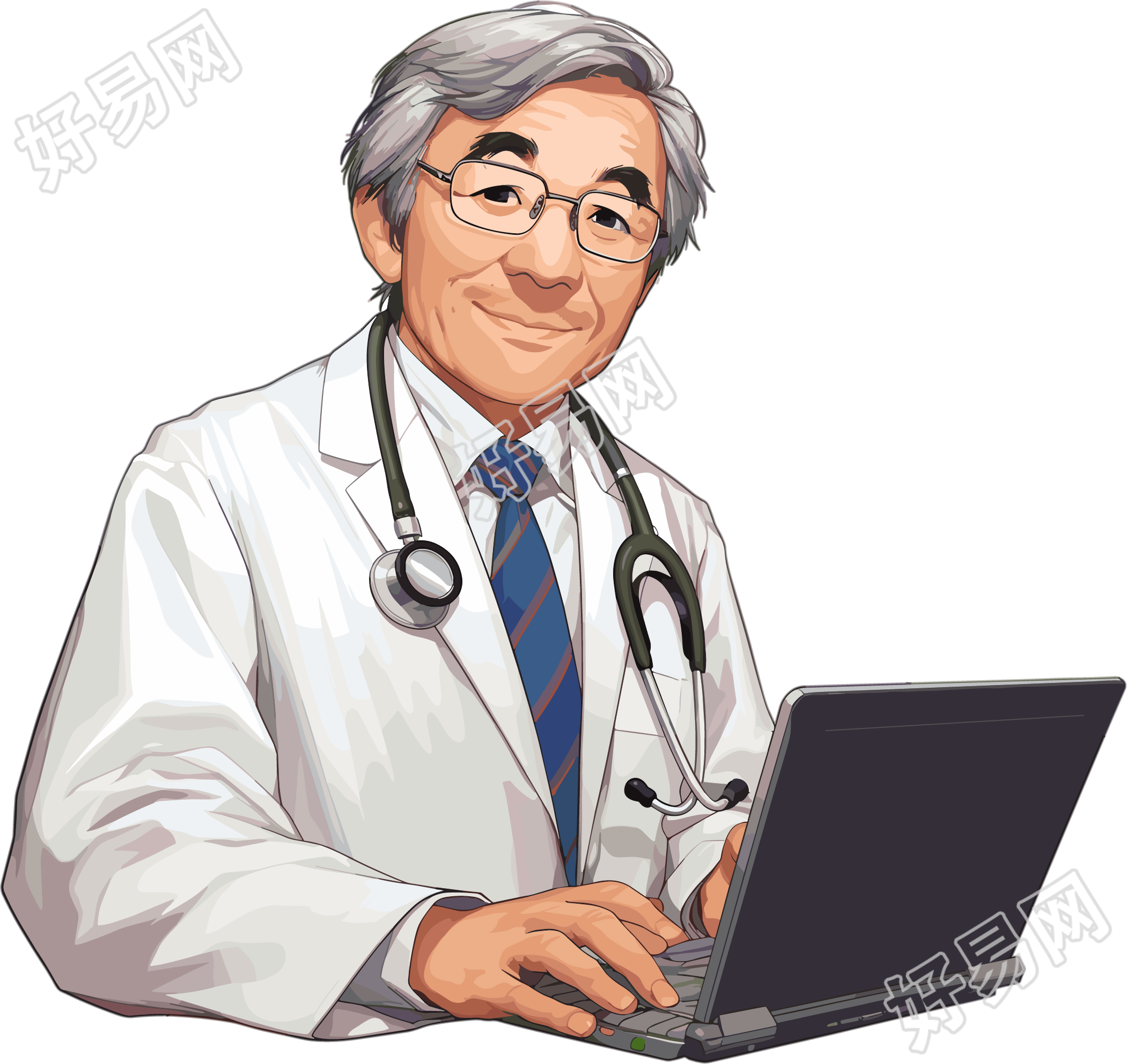 医师卡通元素