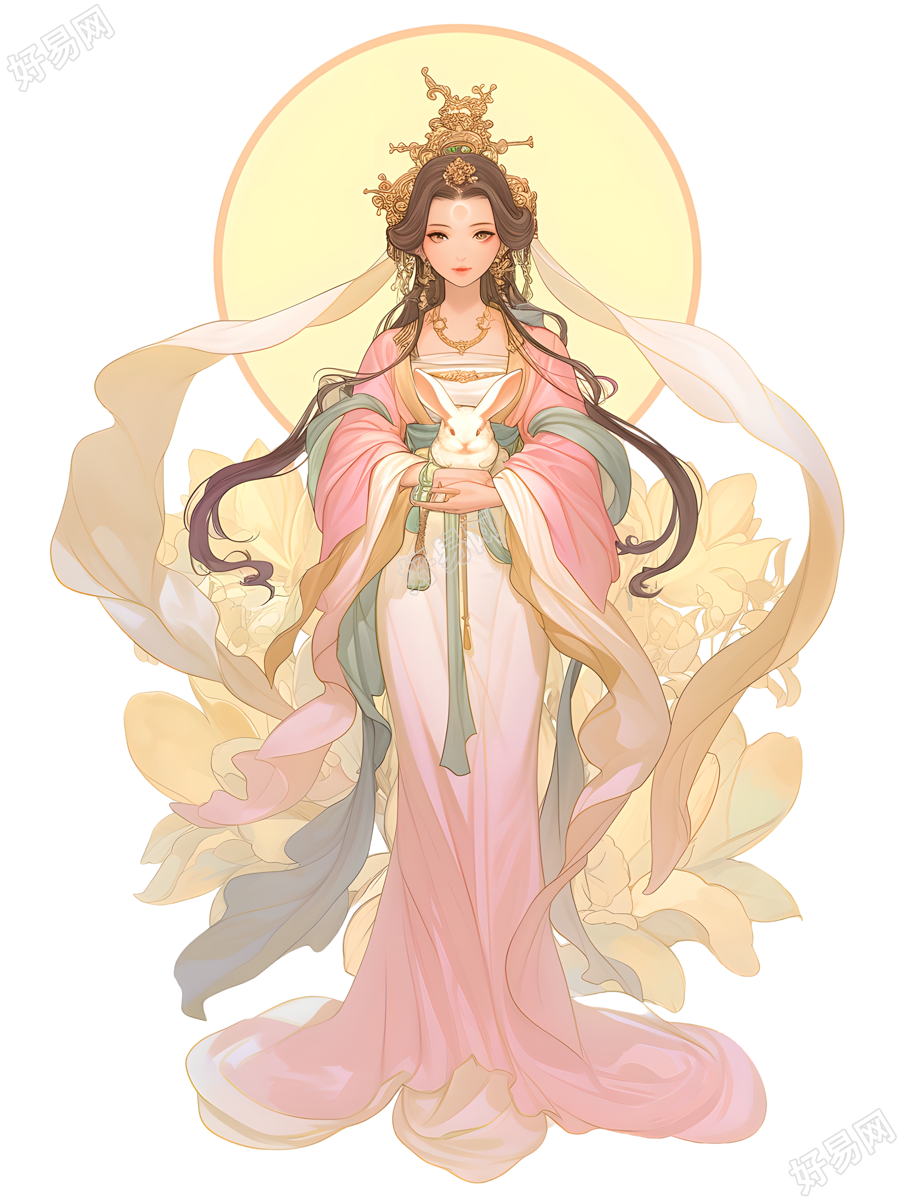 嫦娥玉兔素材