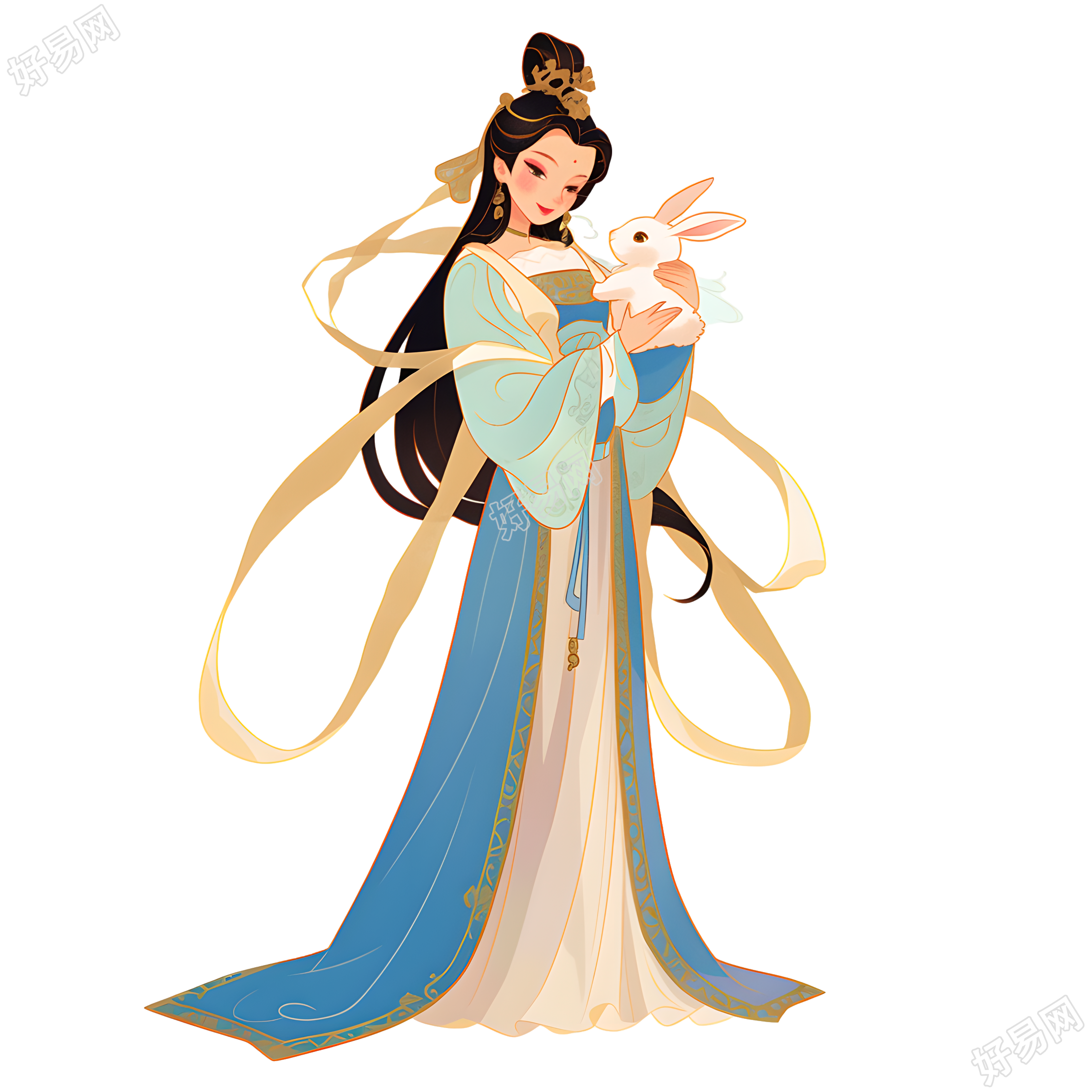 嫦娥高清图形素材