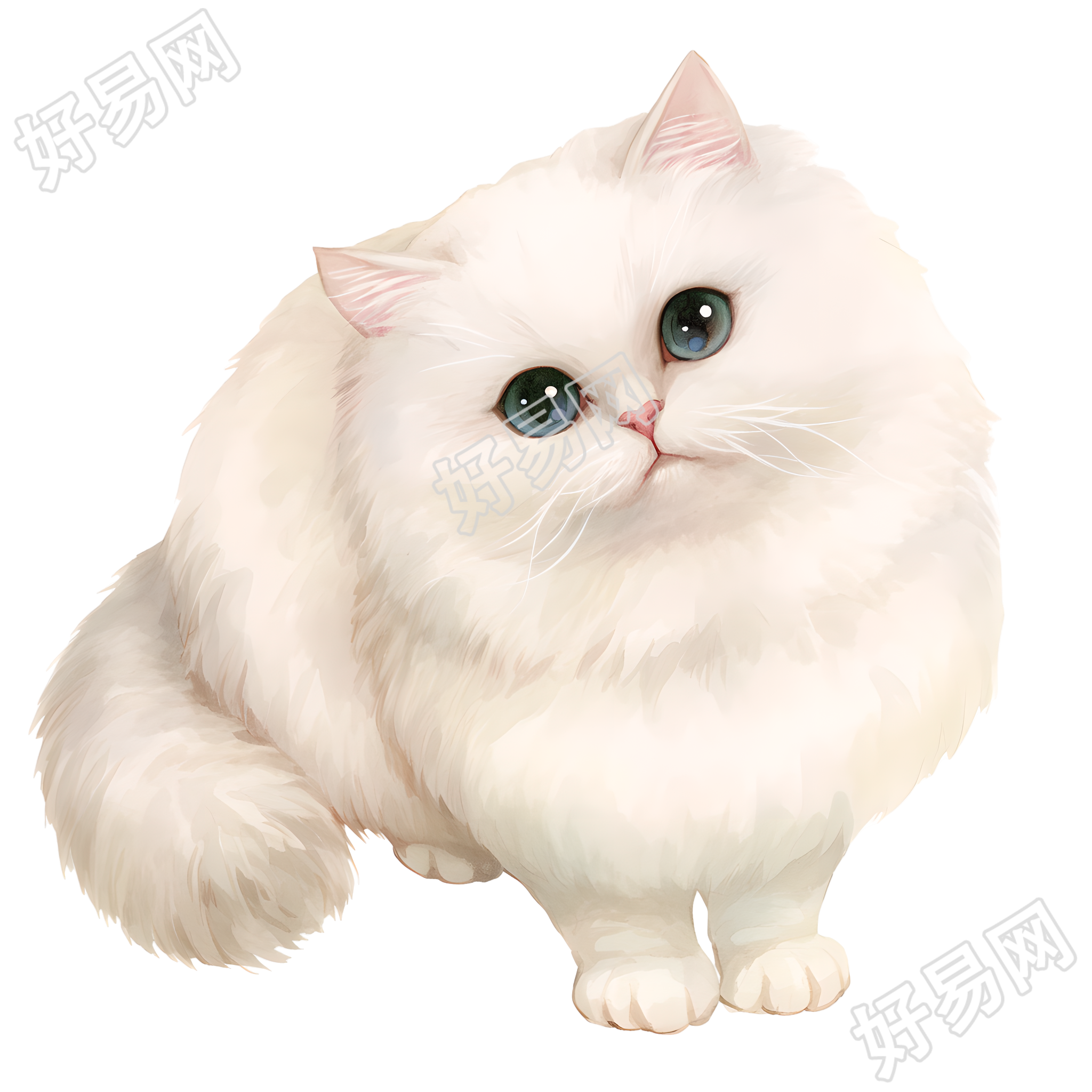 猫咪插画设计元素