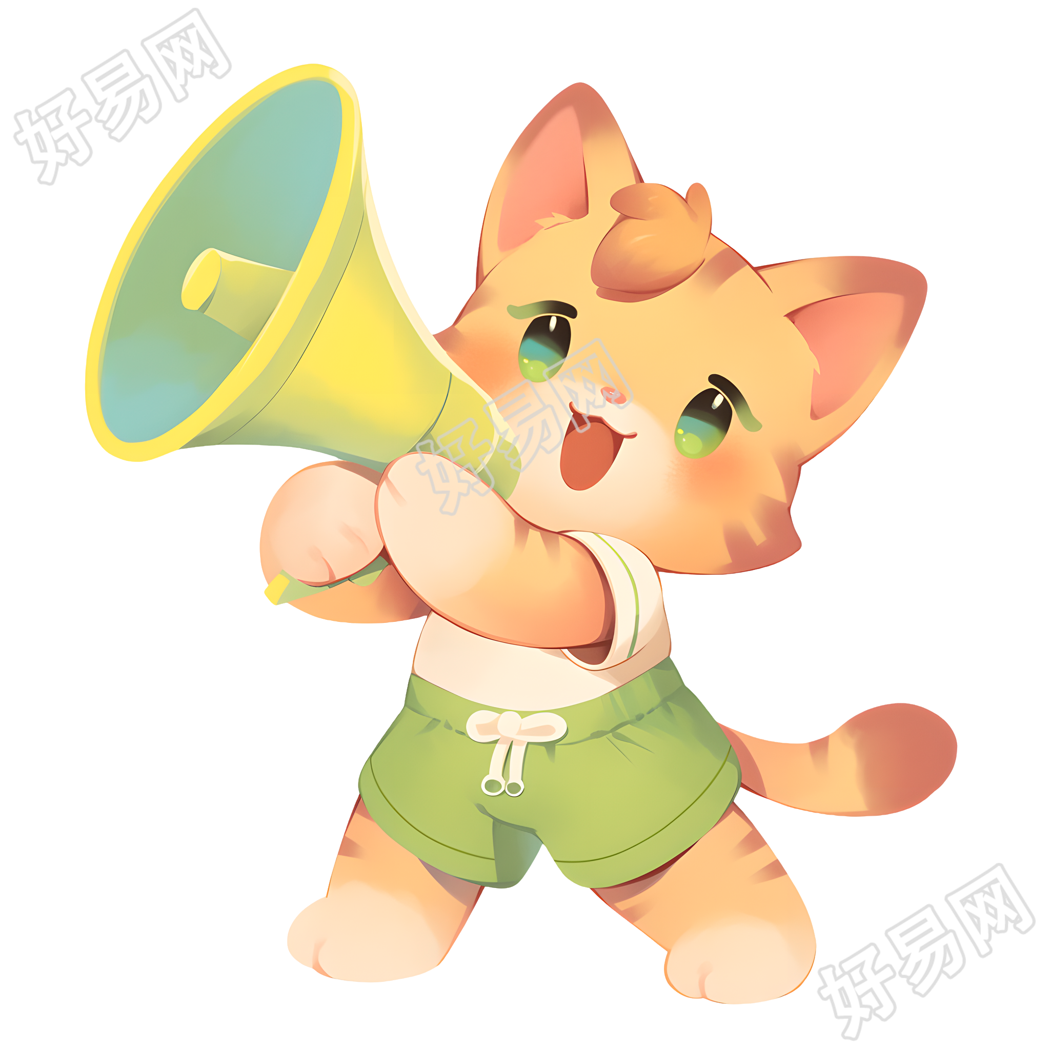 猫咪可爱插图
