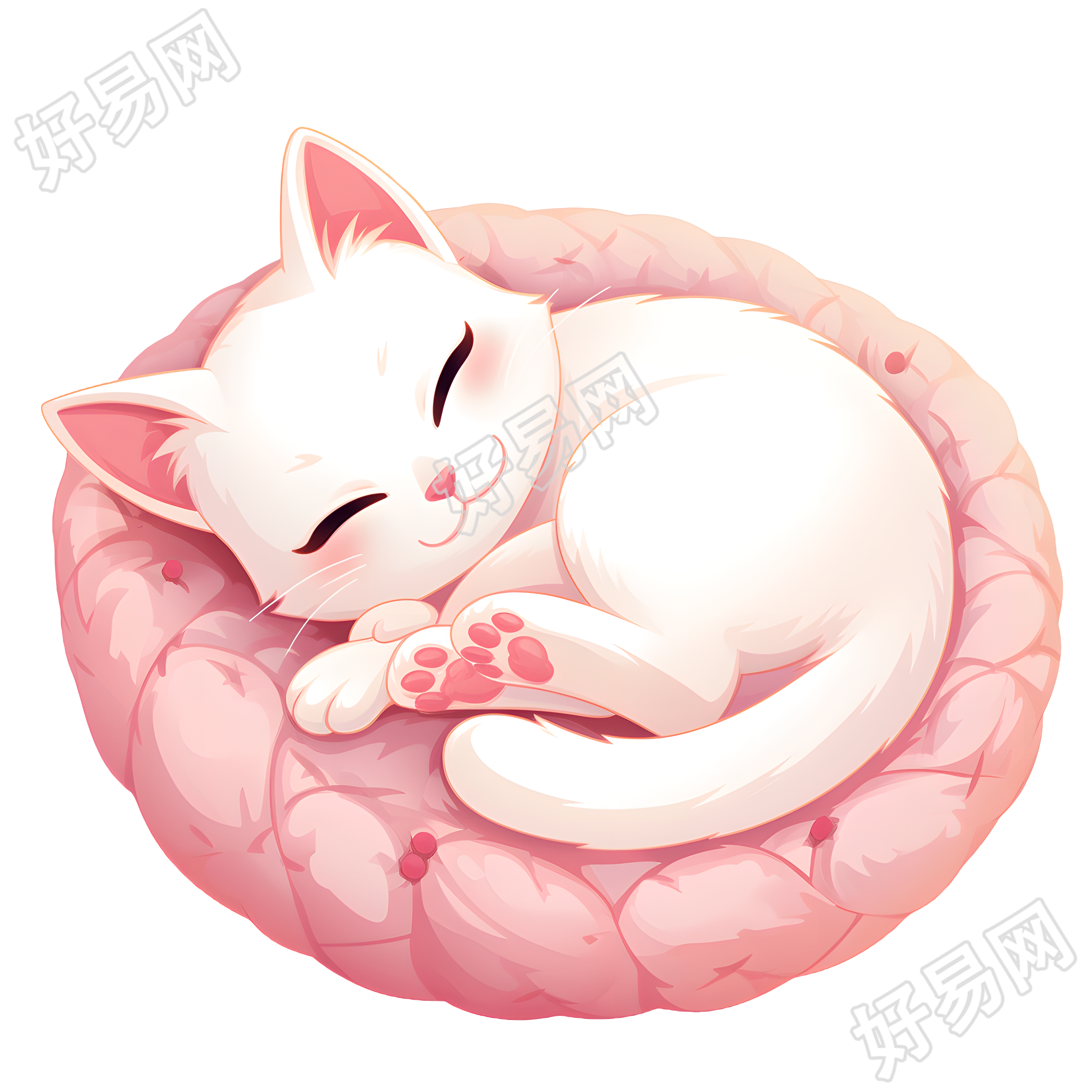 猫咪插画素材