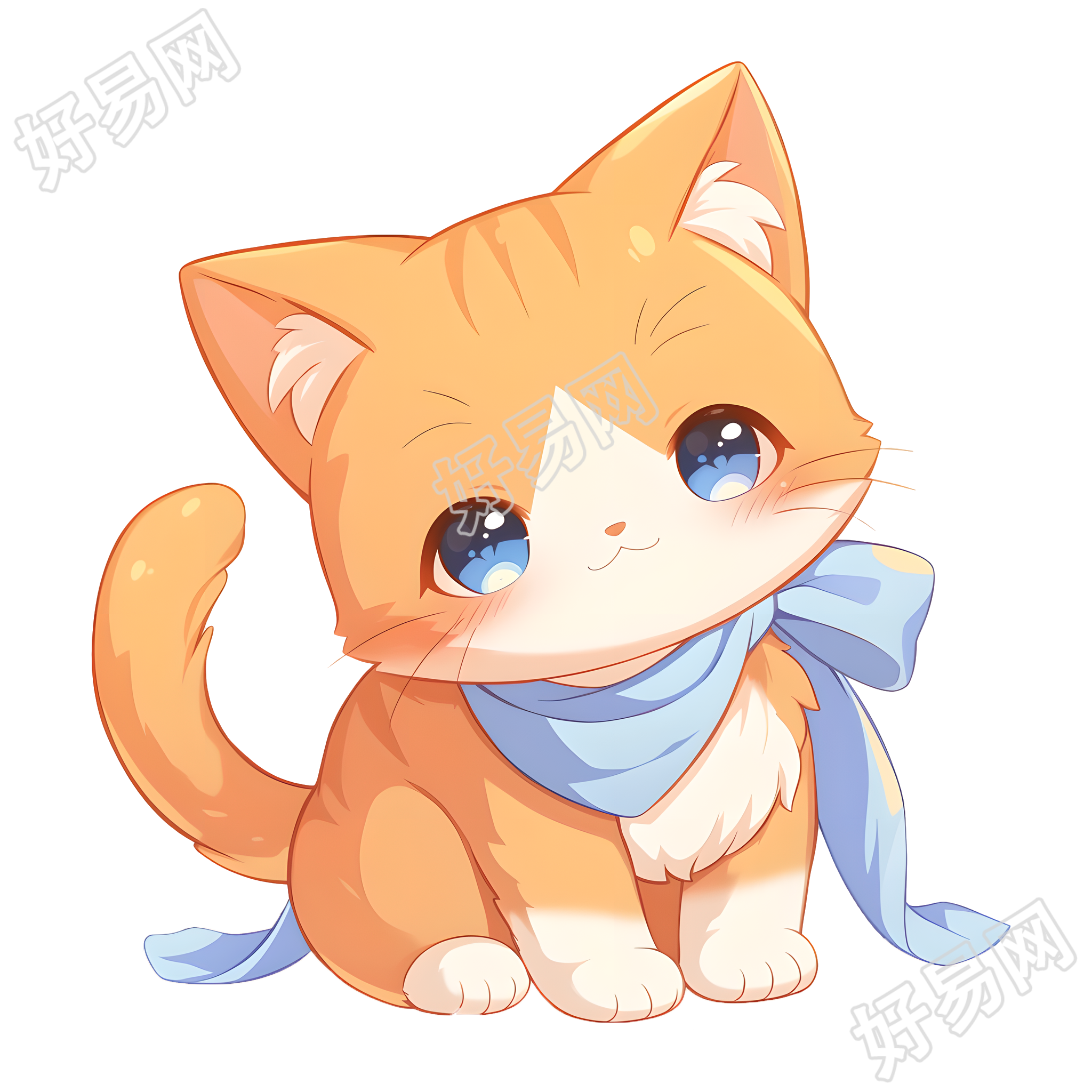 猫咪卡通元素