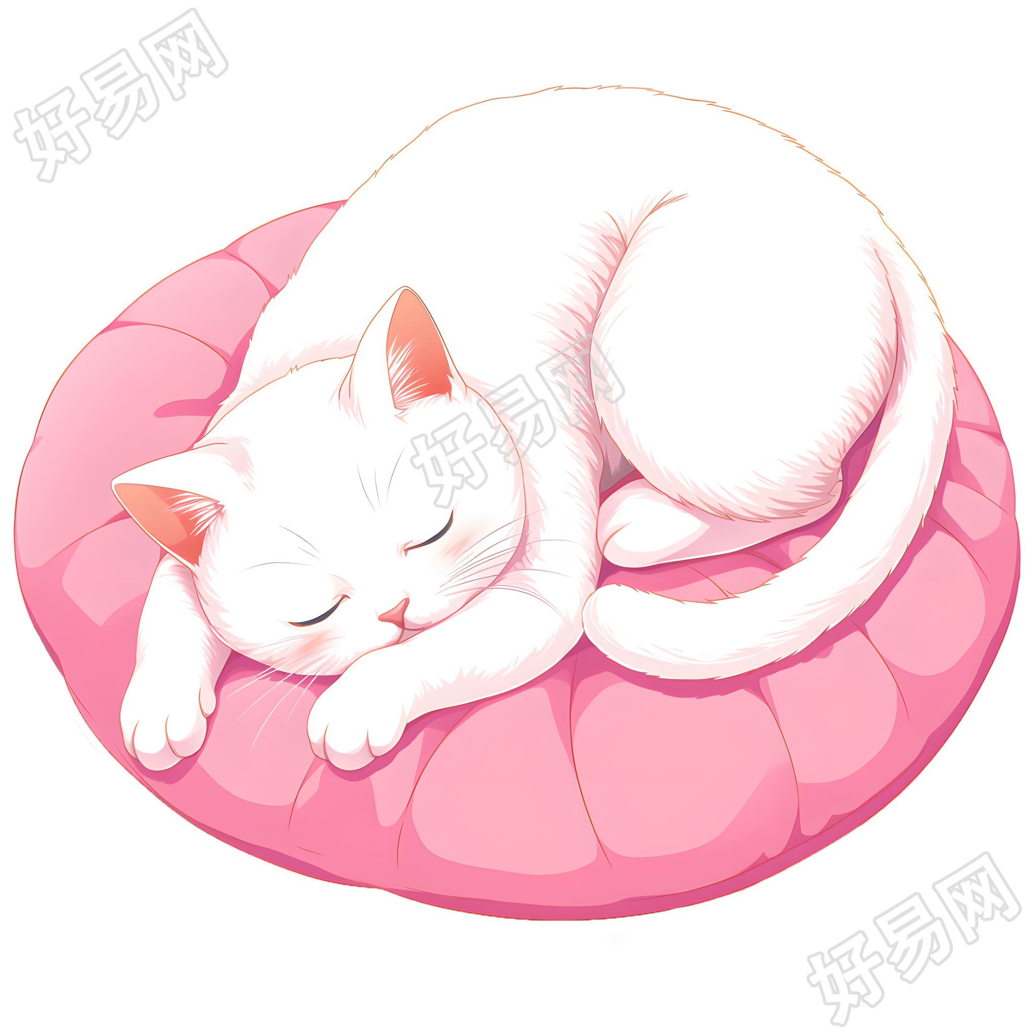 猫咪透明背景插画