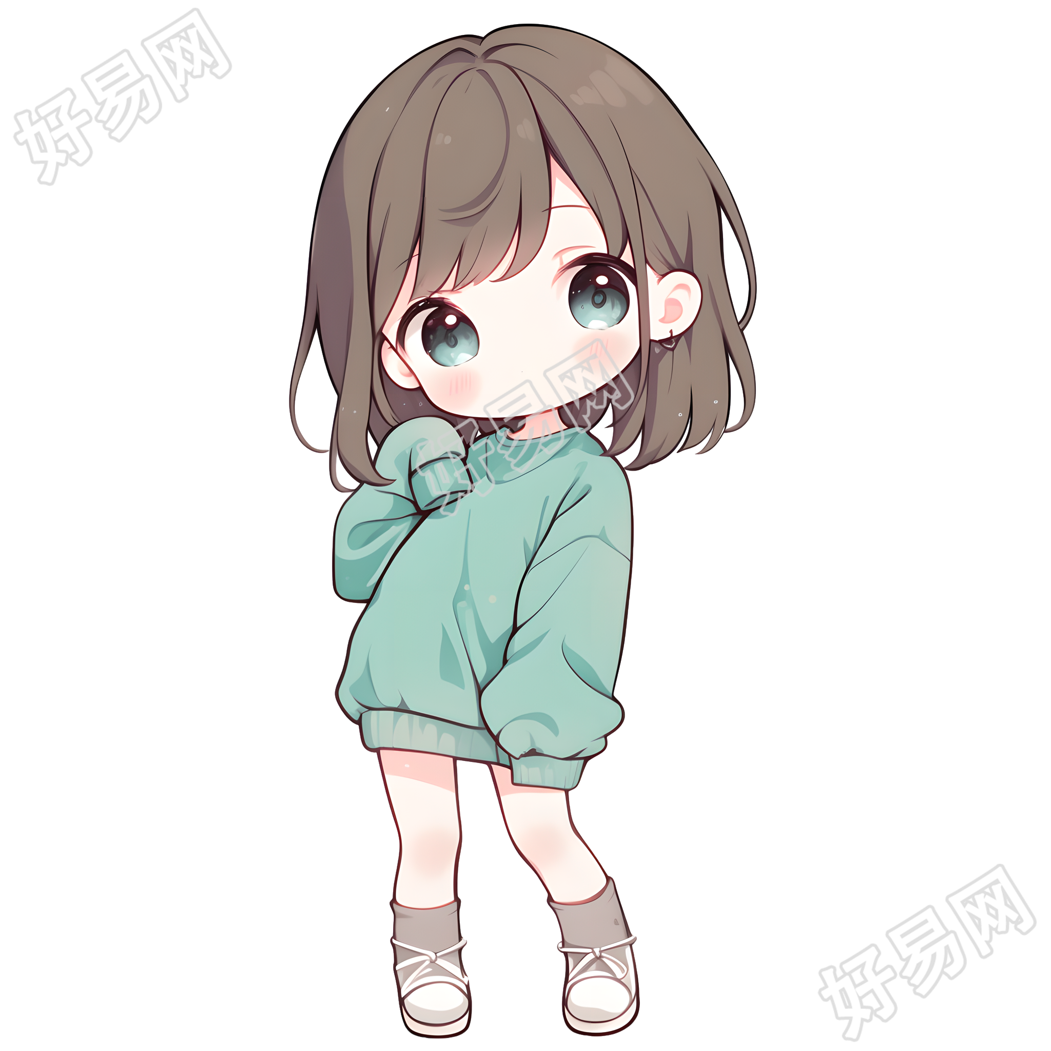 Q版人物插画设计元素