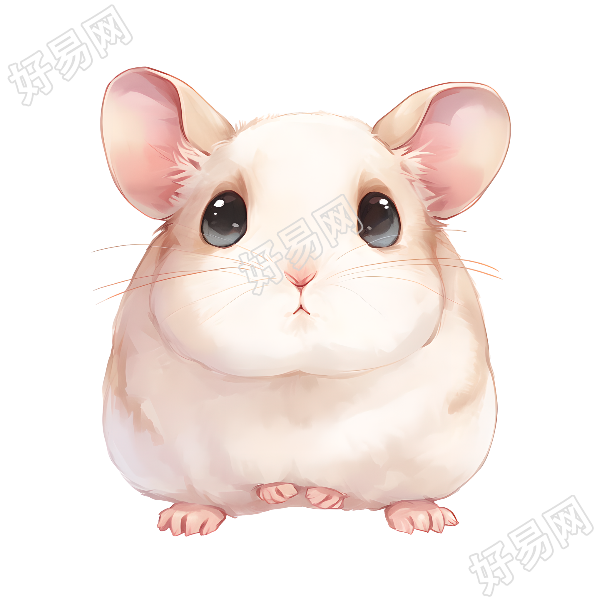 卡通动物仓鼠插图