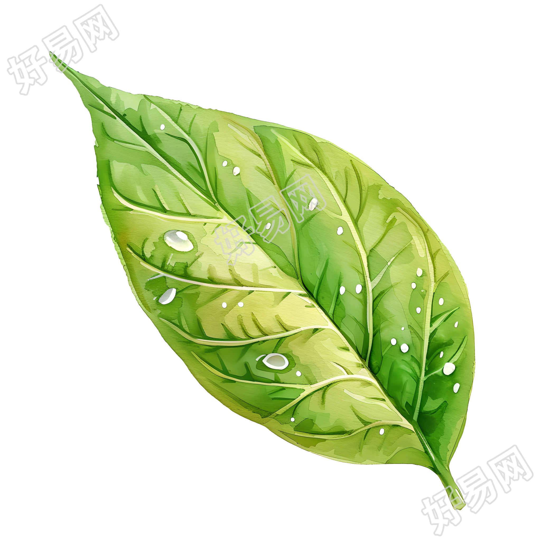 露水插画素材