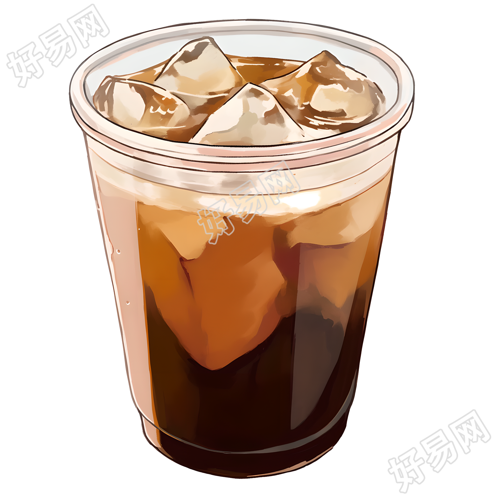 咖啡透明背景元素