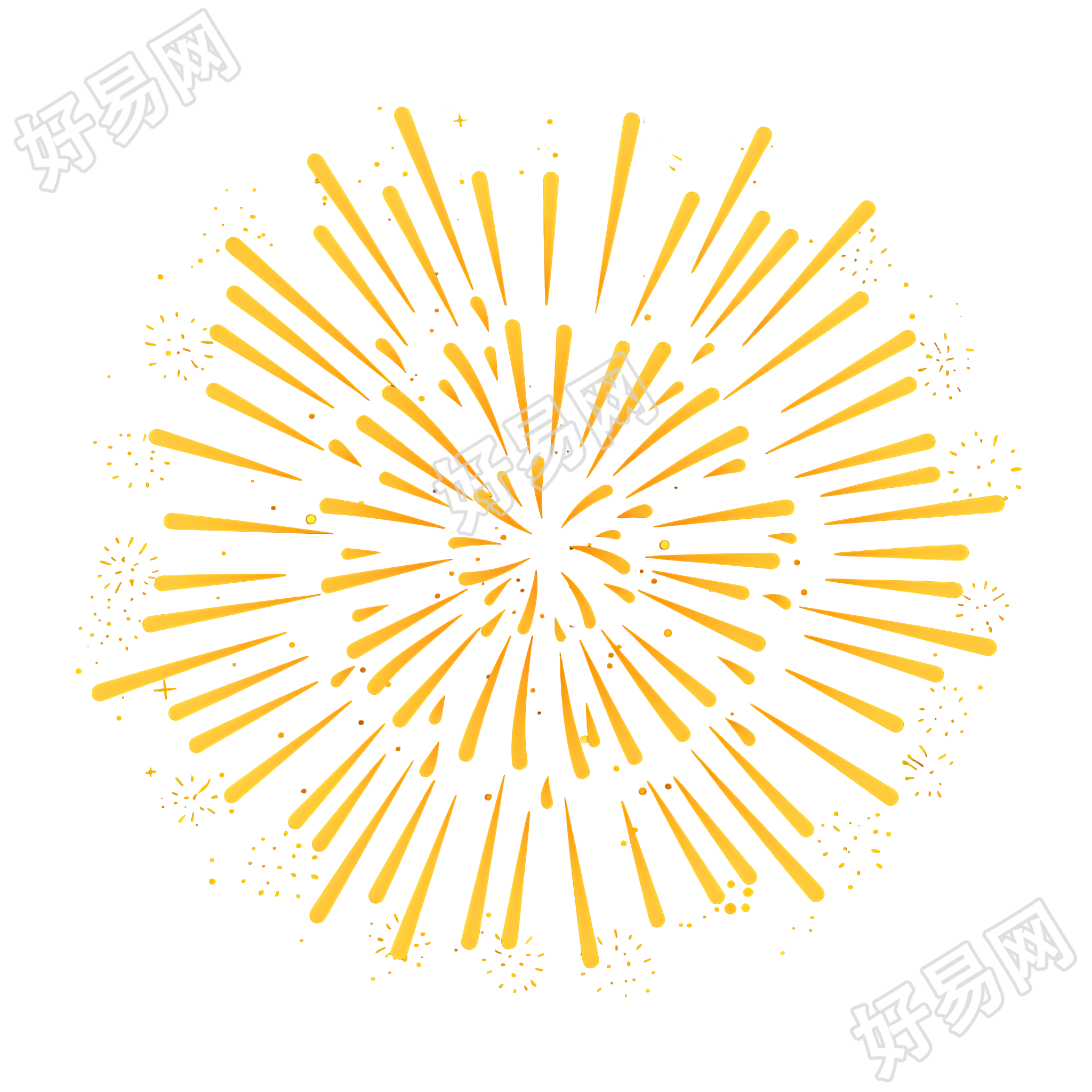 烟花商用插画