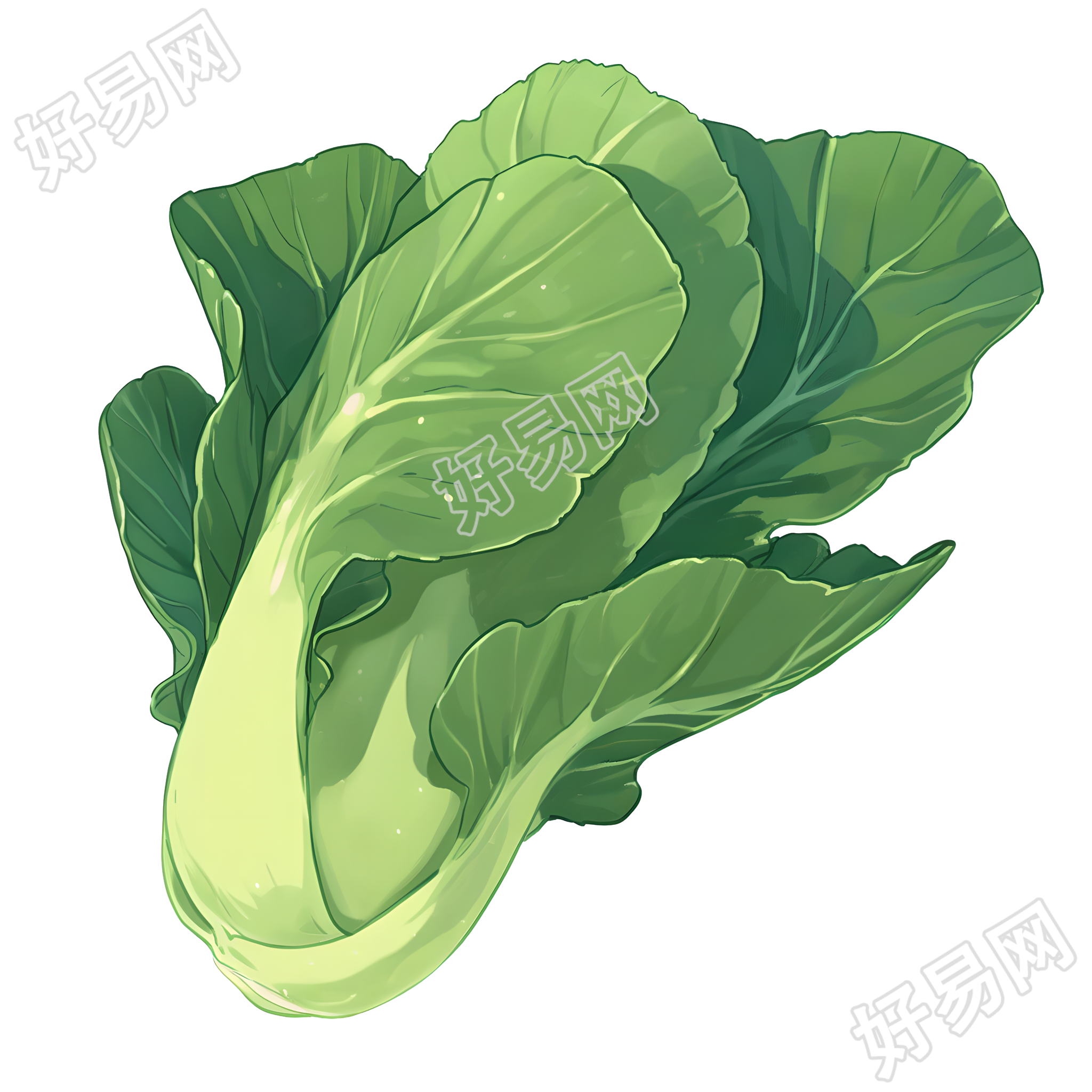 油菜透明背景插画