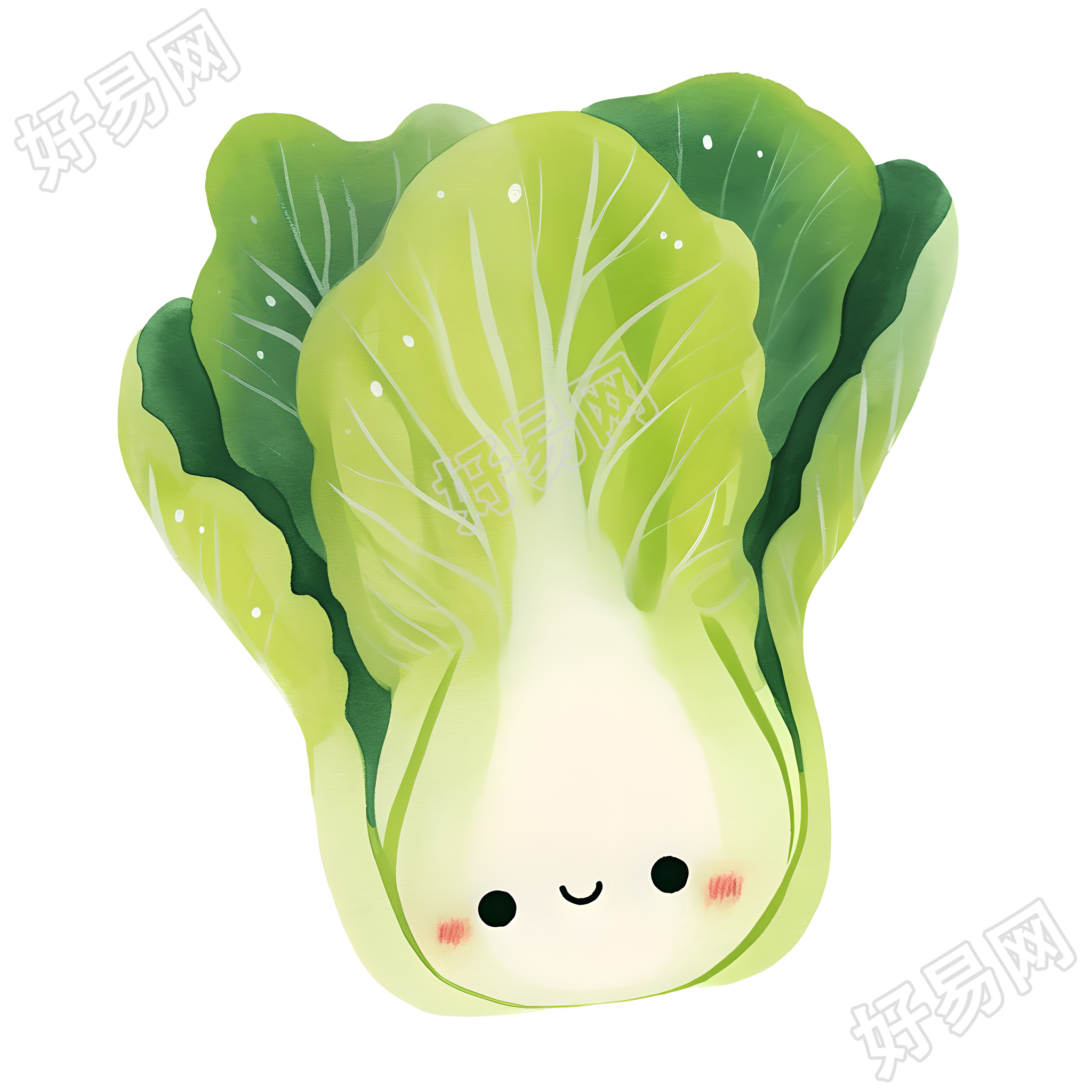 油菜卡通插图