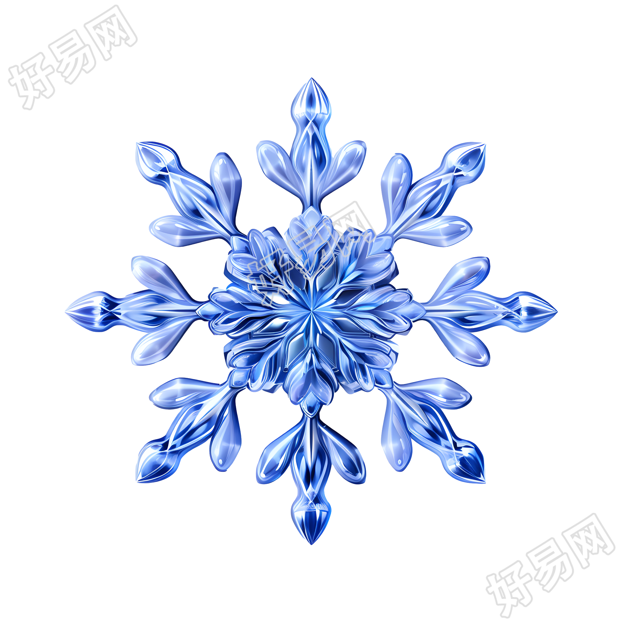 雪花创意设计元素