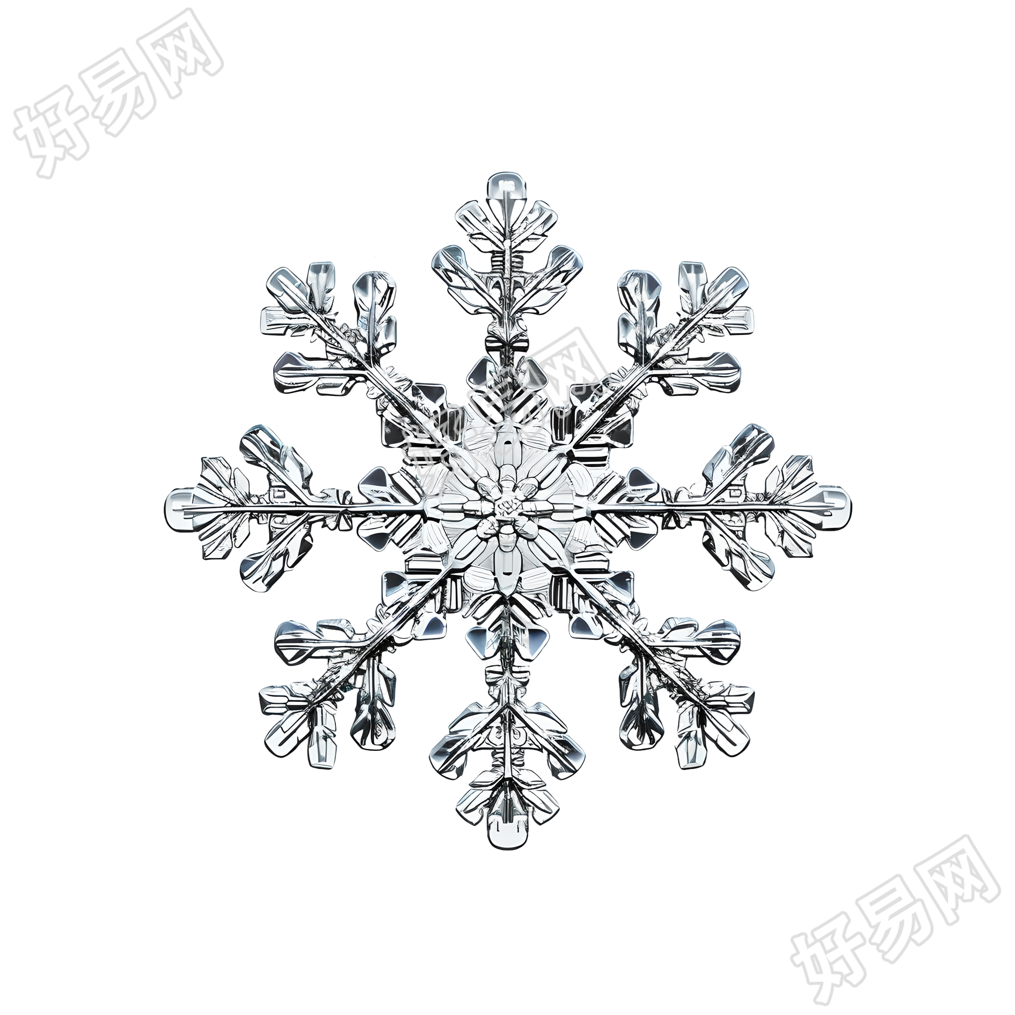 雪花图标素材