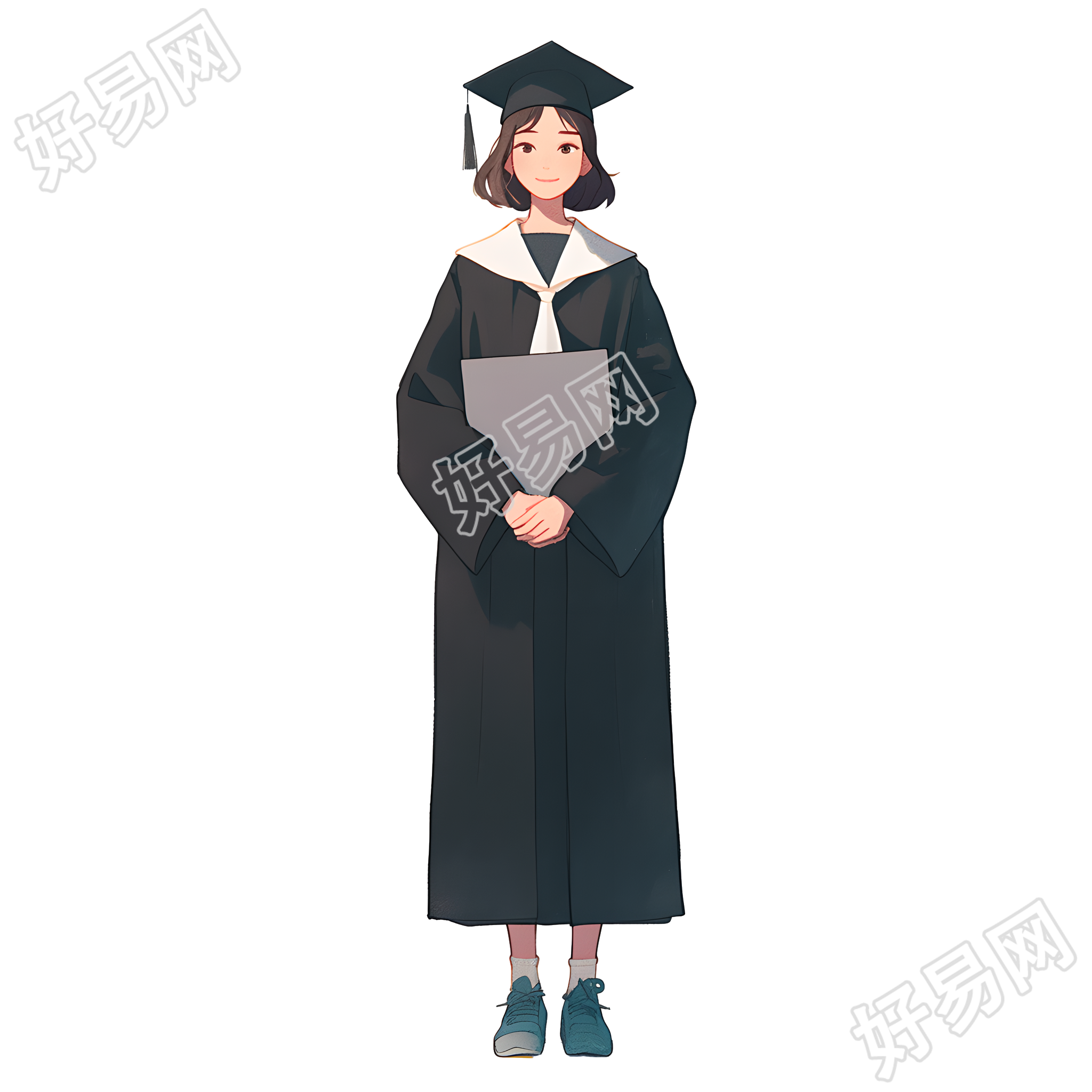 研究生插画设计元素
